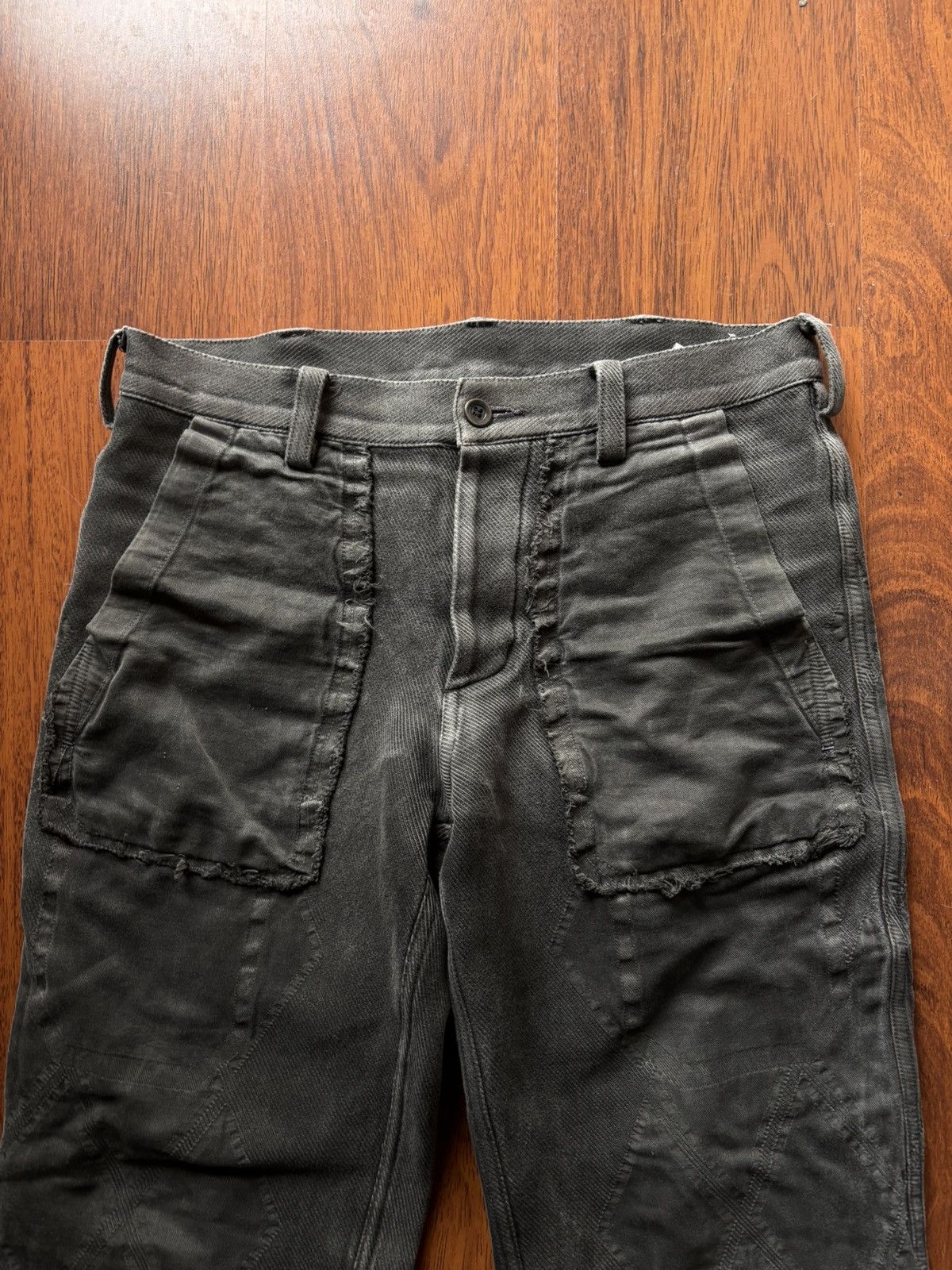 Issey Miyake APOC by Issey Miyake cargo distressed embroidered pants Size US 34 / EU 50 - 2 Thumbnail
