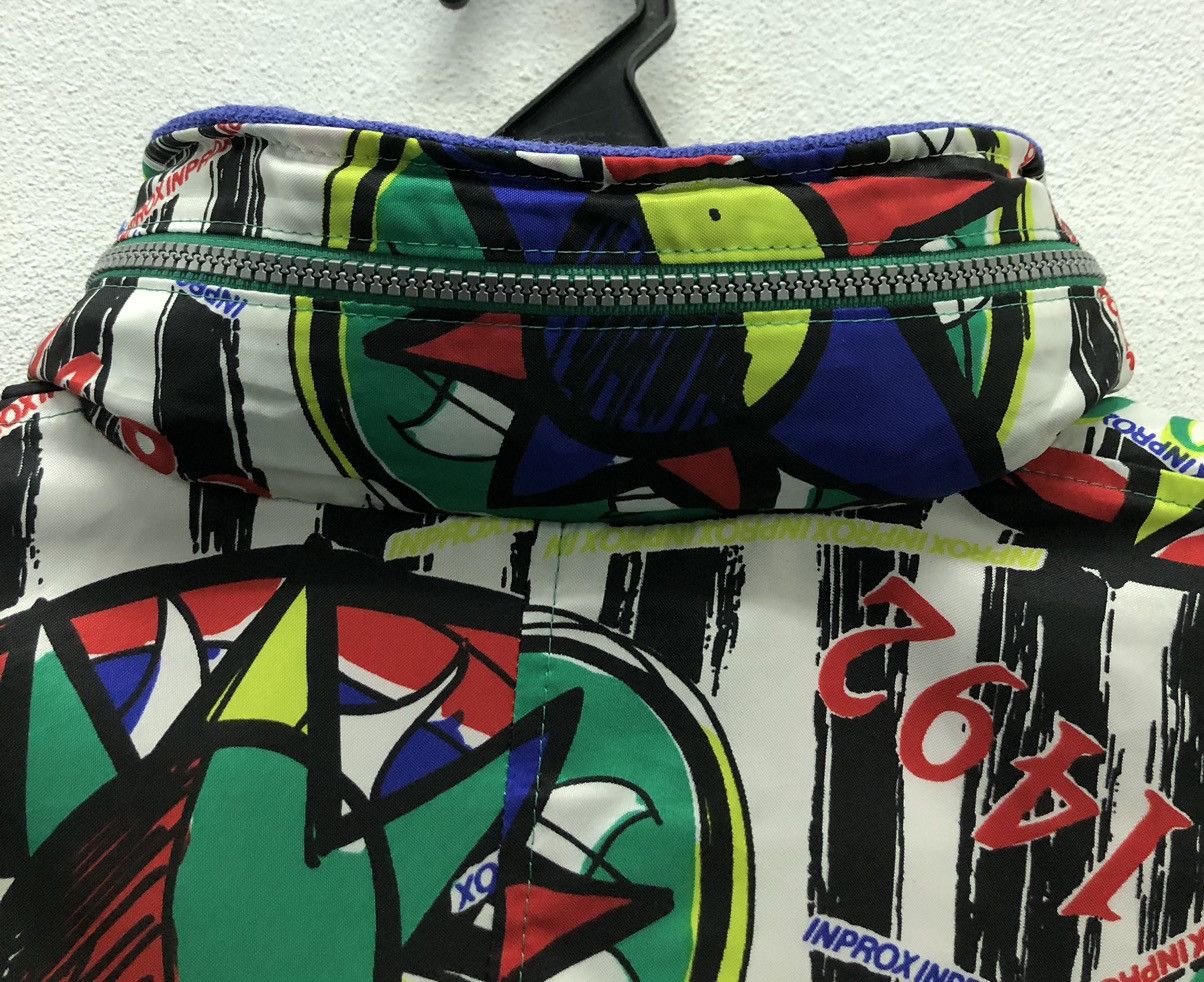 Asics Vintage Asics Abstract Graphic Windbreaker Jacket Made Japan Size US XL / EU 56 / 4 - 5 Thumbnail