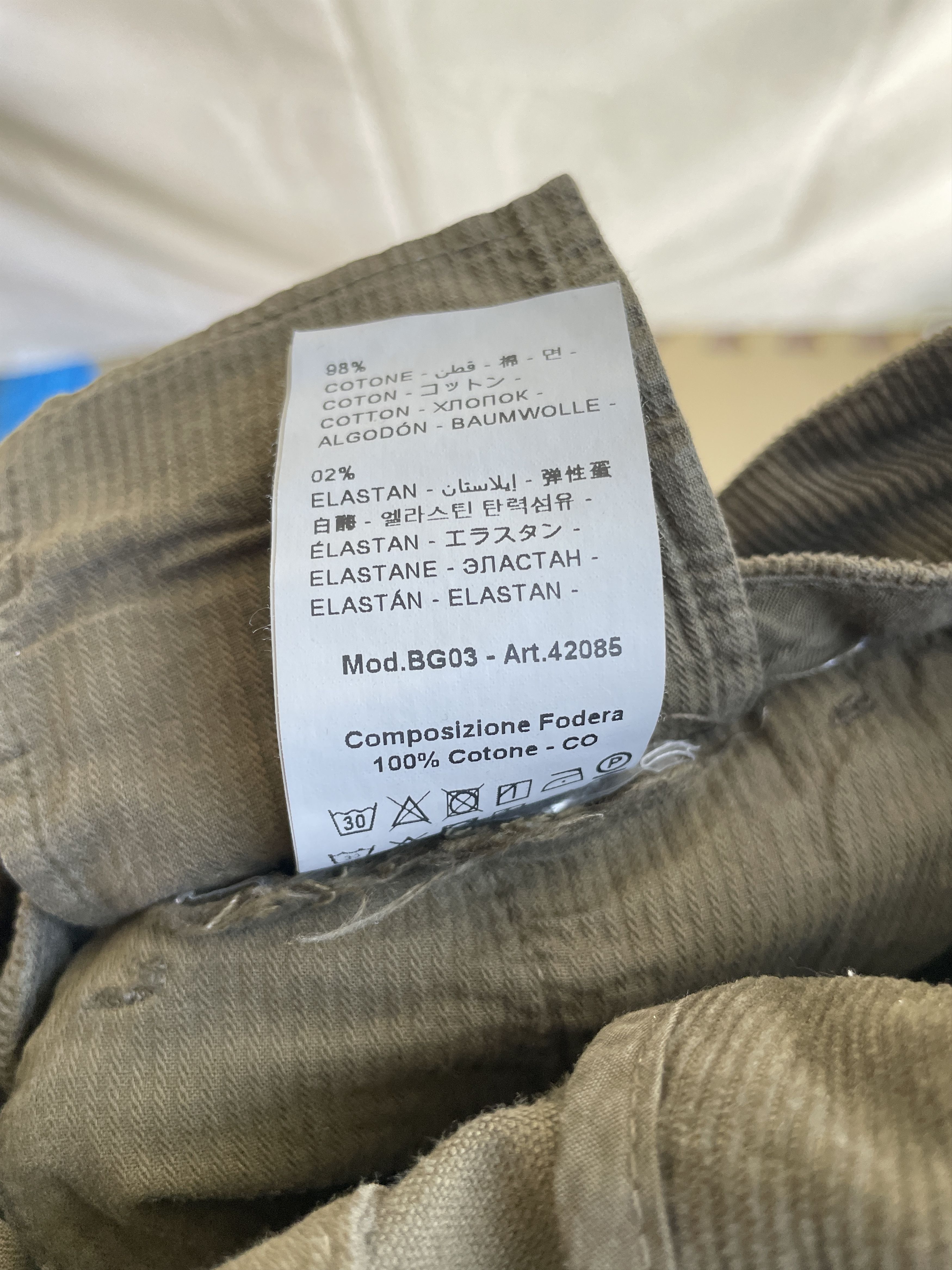 Other Briglia 1949 Slim Fit Corduroy Trousers Size EUR 50 Size US 34 / EU 50 - 14 Thumbnail