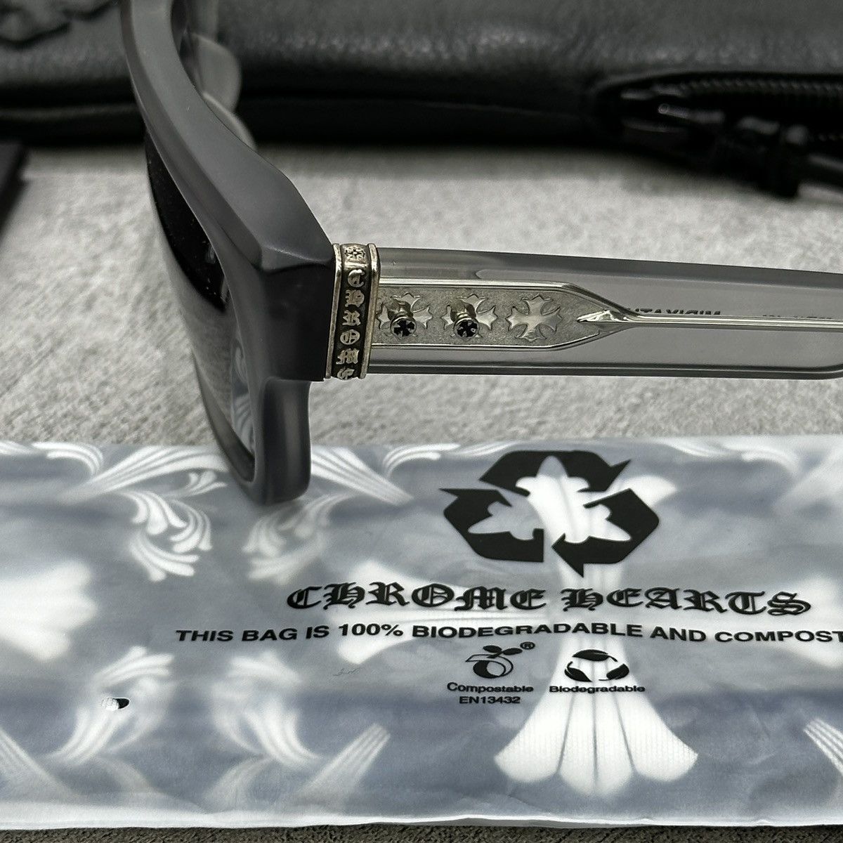 Chrome Hearts CHROME HEARTS MIDIXATHRILL I SUNGLASSES Size ONE SIZE - 5 Thumbnail