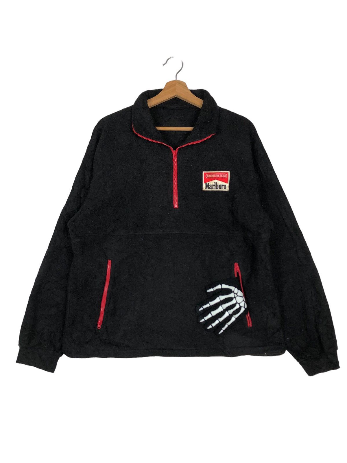 Japanese Brand 🔥90’s VINTAGE FLEECE JACKET MARLBORO RACING BIG LOGO Size US M / EU 48-50 / 2 - 1 Thumbnail