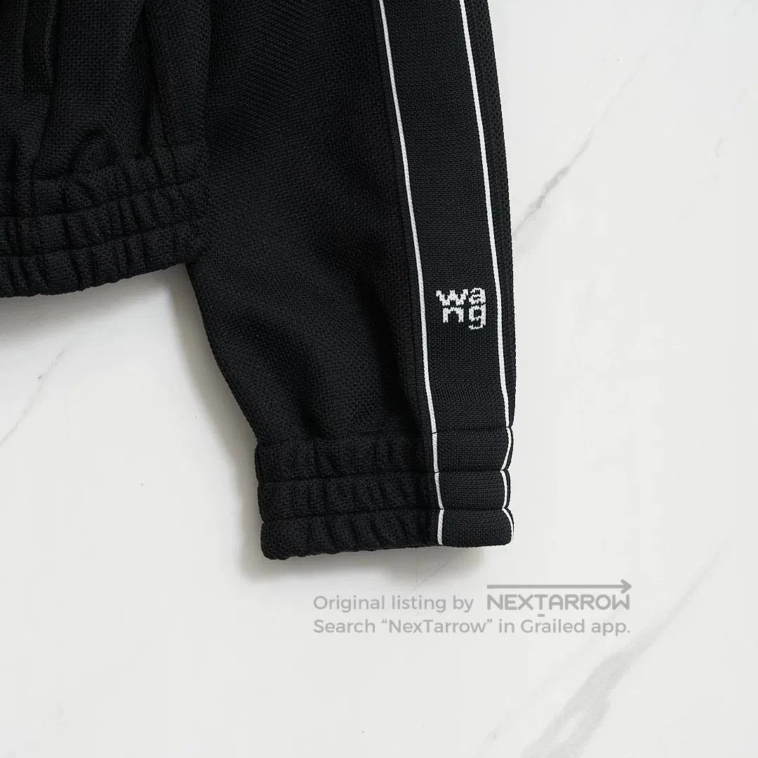 Alexander Wang Alexander Wang Black Striped Cropped Jacket. Size M / US 6-8 / IT 42-44 - 3 Thumbnail