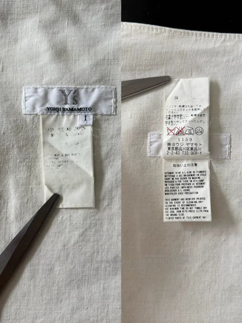 Yohji Yamamoto Yohji Yamamoto size 1 15AW Show Linen Rider Jacket Size S / US 4 / IT 40 - 7 Thumbnail