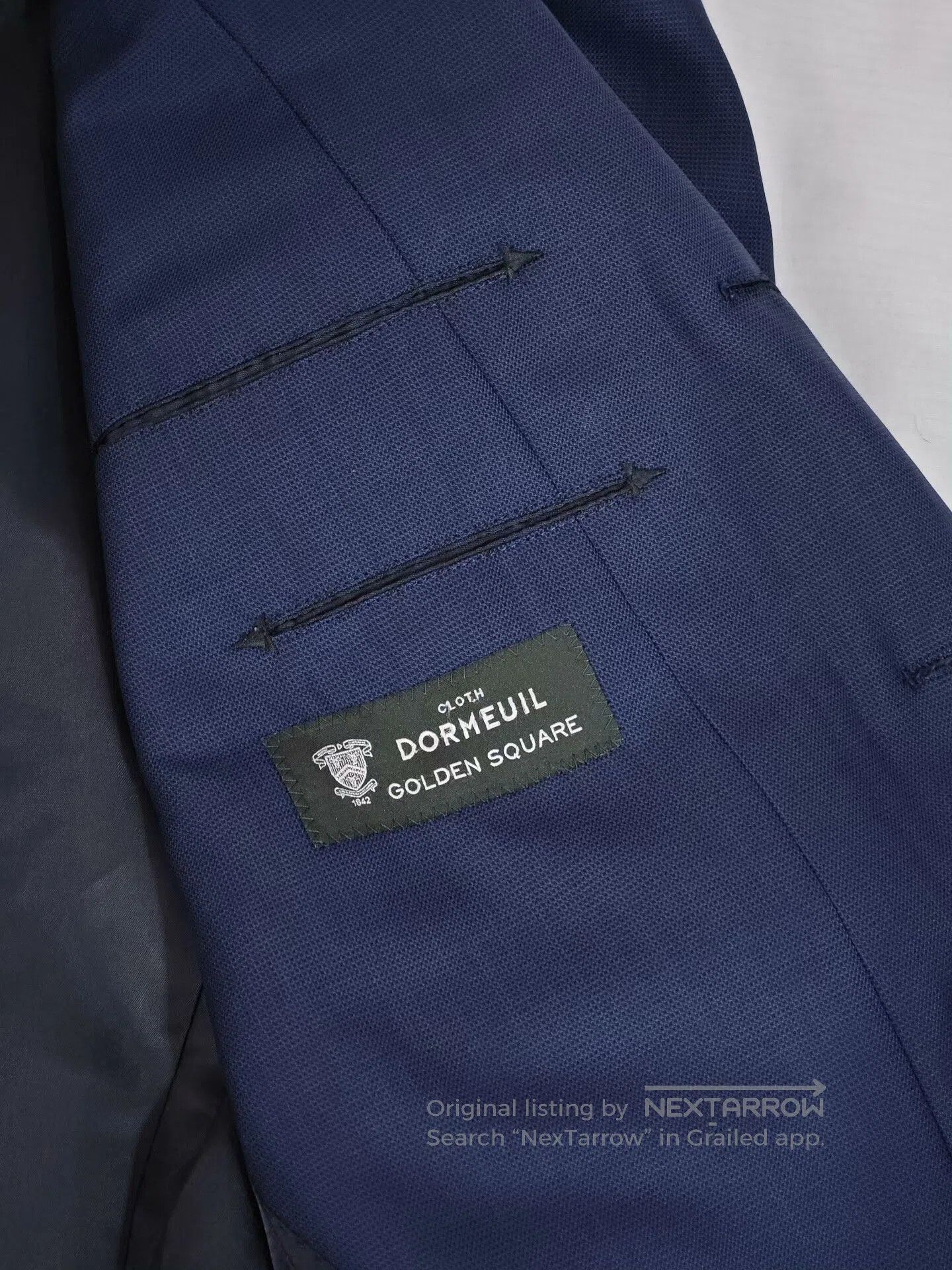 District UNITED ARROWS Dormeuil Wool Suit Jacket. Size US M / EU 48-50 / 2 - 7 Thumbnail