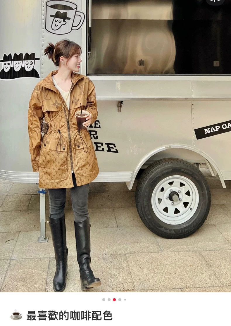 Louis Vuitton Louis Vuitton Coffee brown parka full logo jacket 2503-Next Size XXS / US 00 / IT 34 - 8 Thumbnail