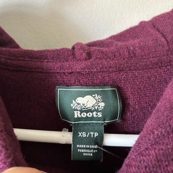 Roots Roots Burgundy Hoodie Size XS / US 0-2 / IT 36-38 - 3 Thumbnail