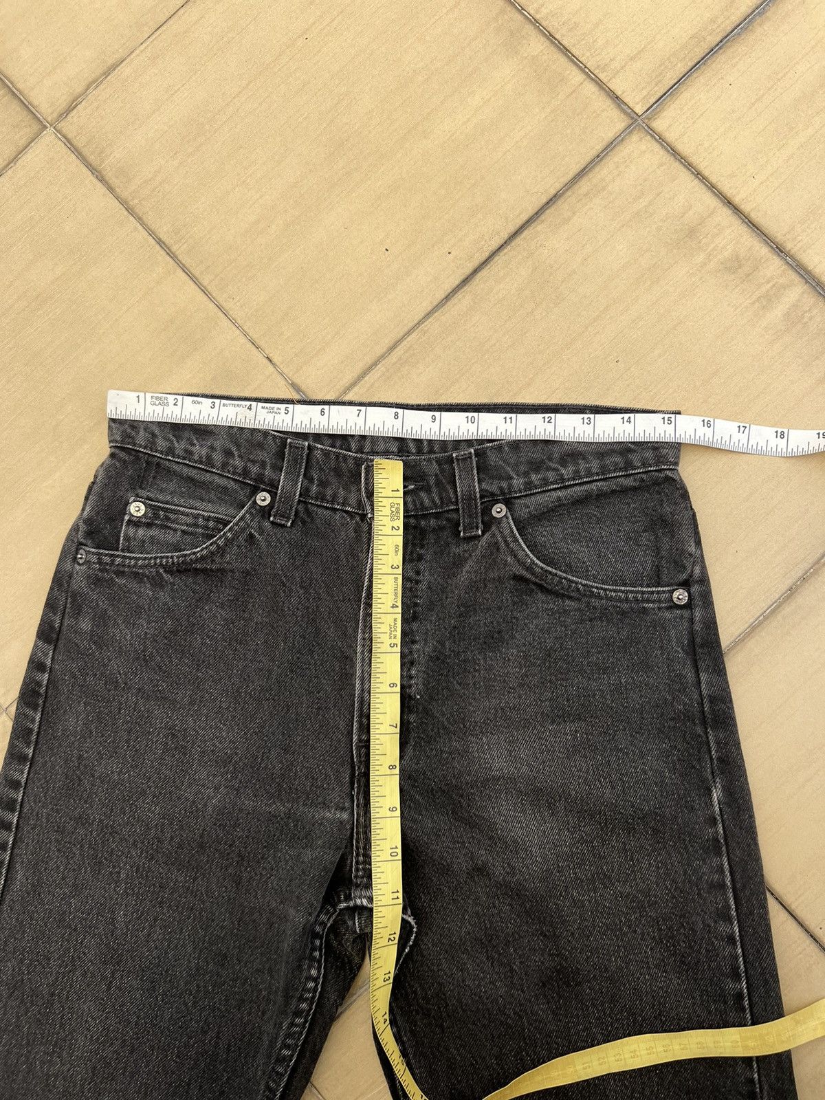 Levi's Vintage 90s Levi’s 505 Orange Tab Faded Black Denim Jeans Size US 30 / EU 46 - 3 Thumbnail
