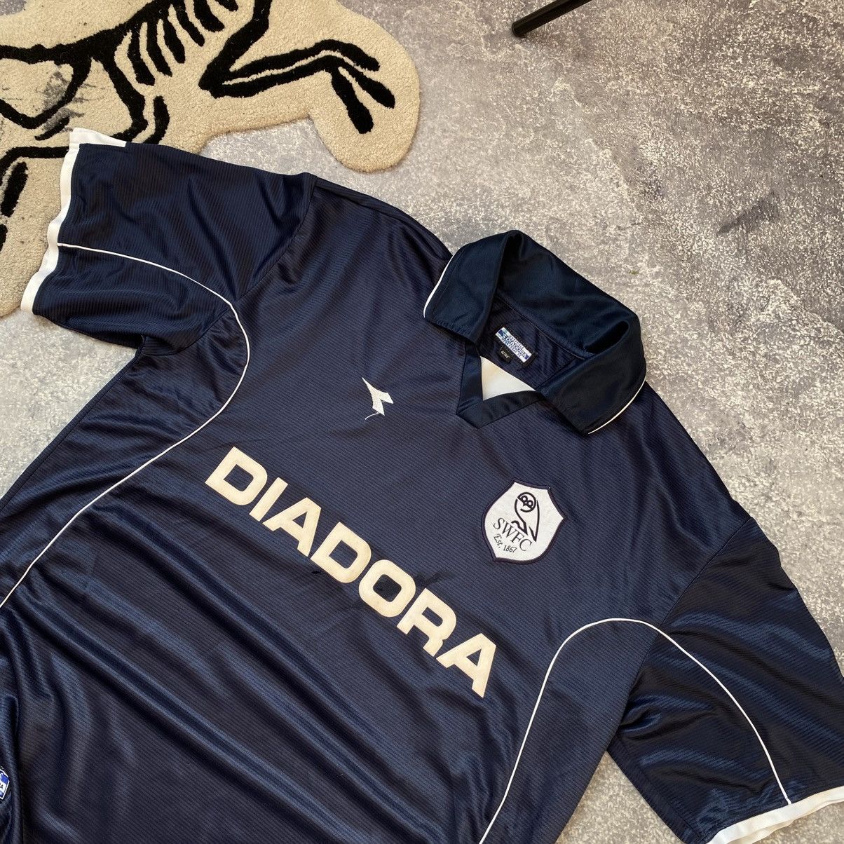 Diadora Vintage Diadora Sheffield Wednesday 2002/3 rare jersey Size US XL / EU 56 / 4 - 2 Thumbnail