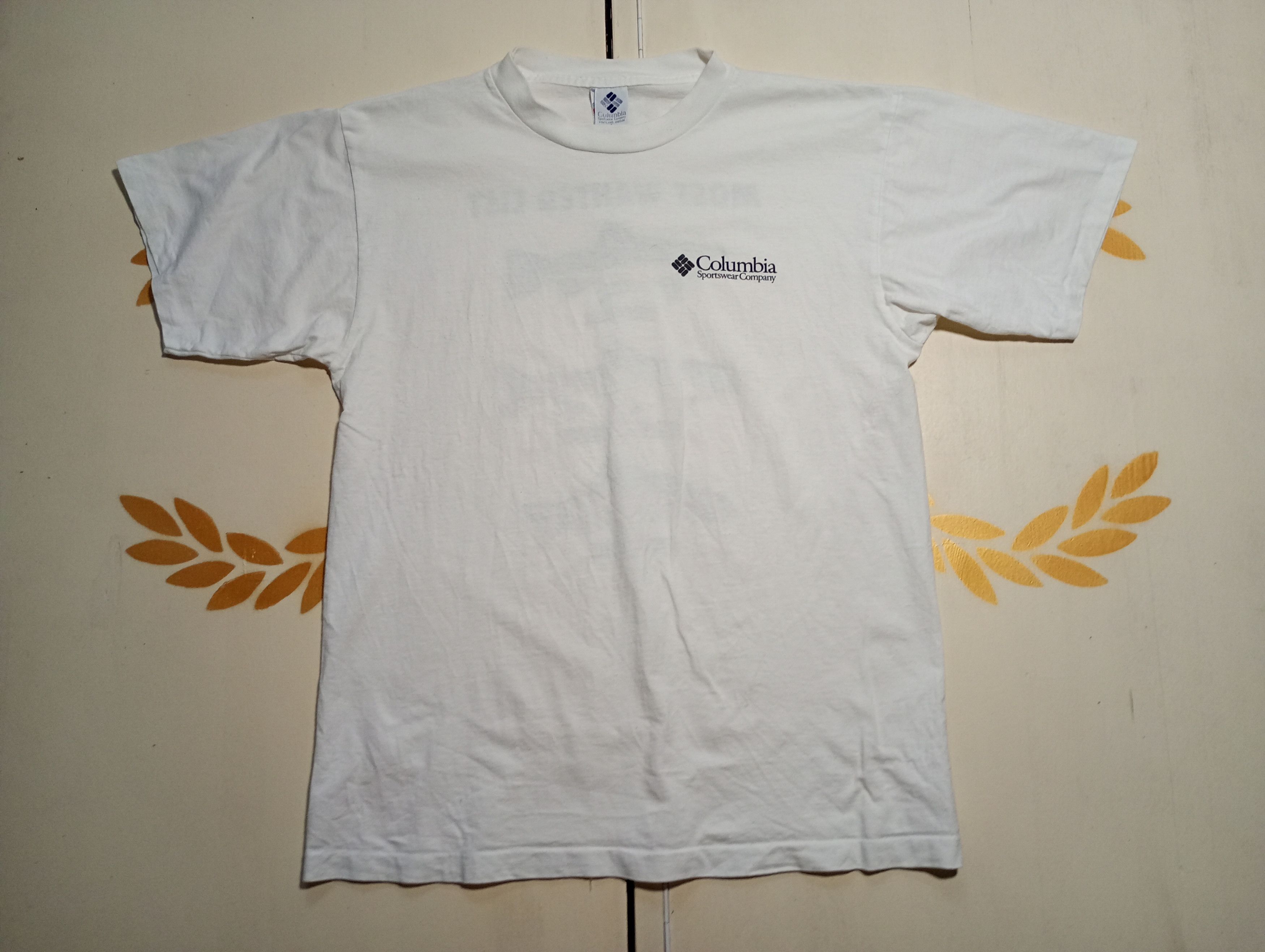 Columbia Columbia T-Shirt Vintage 90's Made in USA Size US L / EU 52-54 / 3 - 3 Thumbnail
