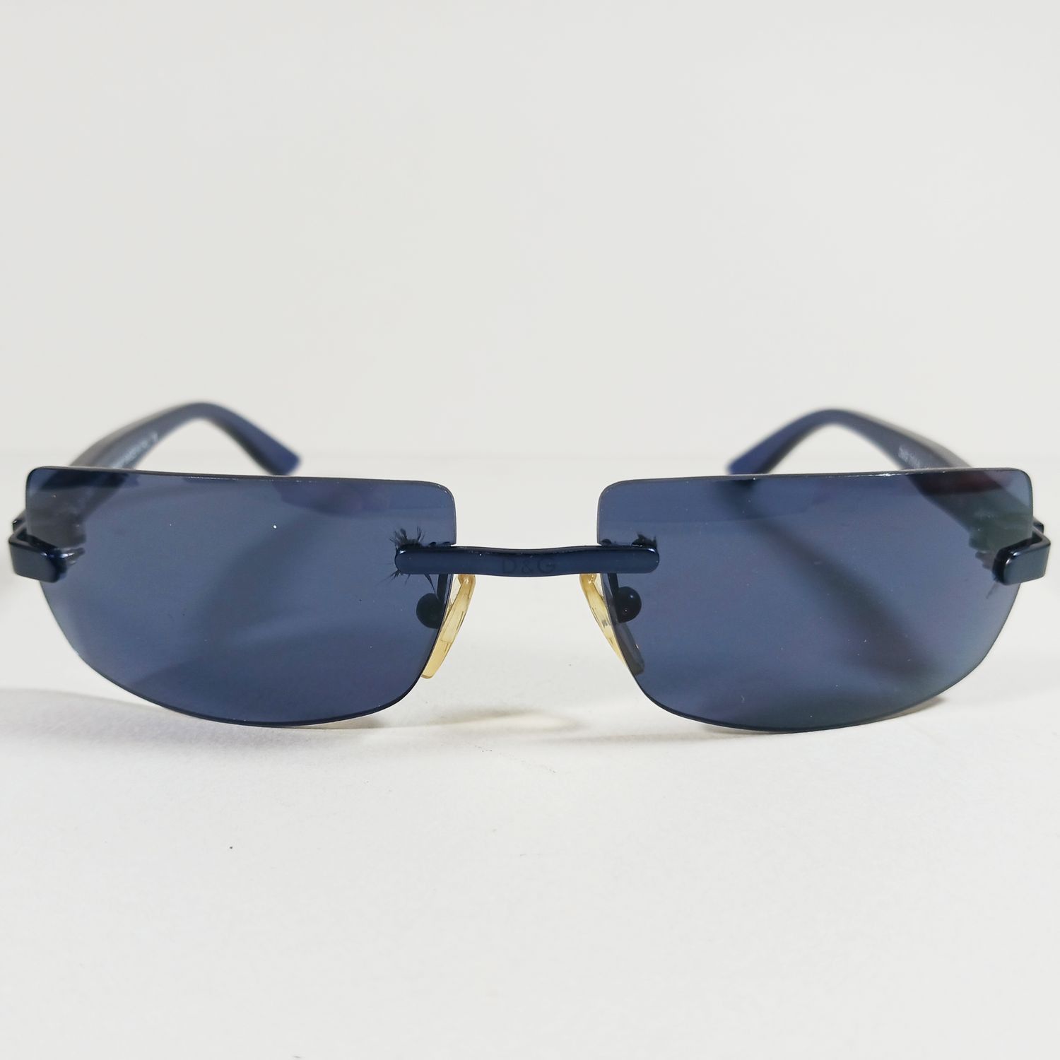 Dolce & Gabbana Dolce&Gabbana DG2066 Blue Translucent D&G Rimless Sunglasses Size ONE SIZE - 3 Thumbnail