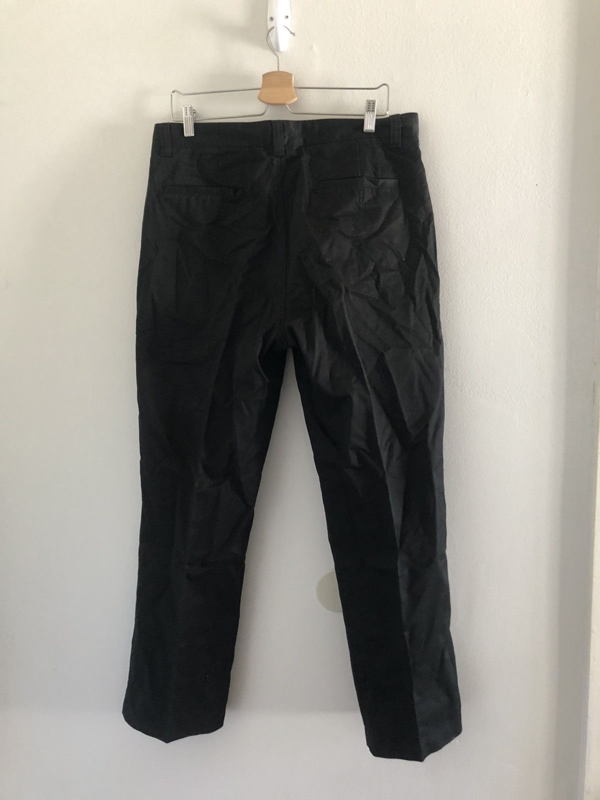 Vintage 34x30 Vintage Cherokee Work Pleated Chino Slack Pants Black Size US 34 / EU 50 - 5 Thumbnail