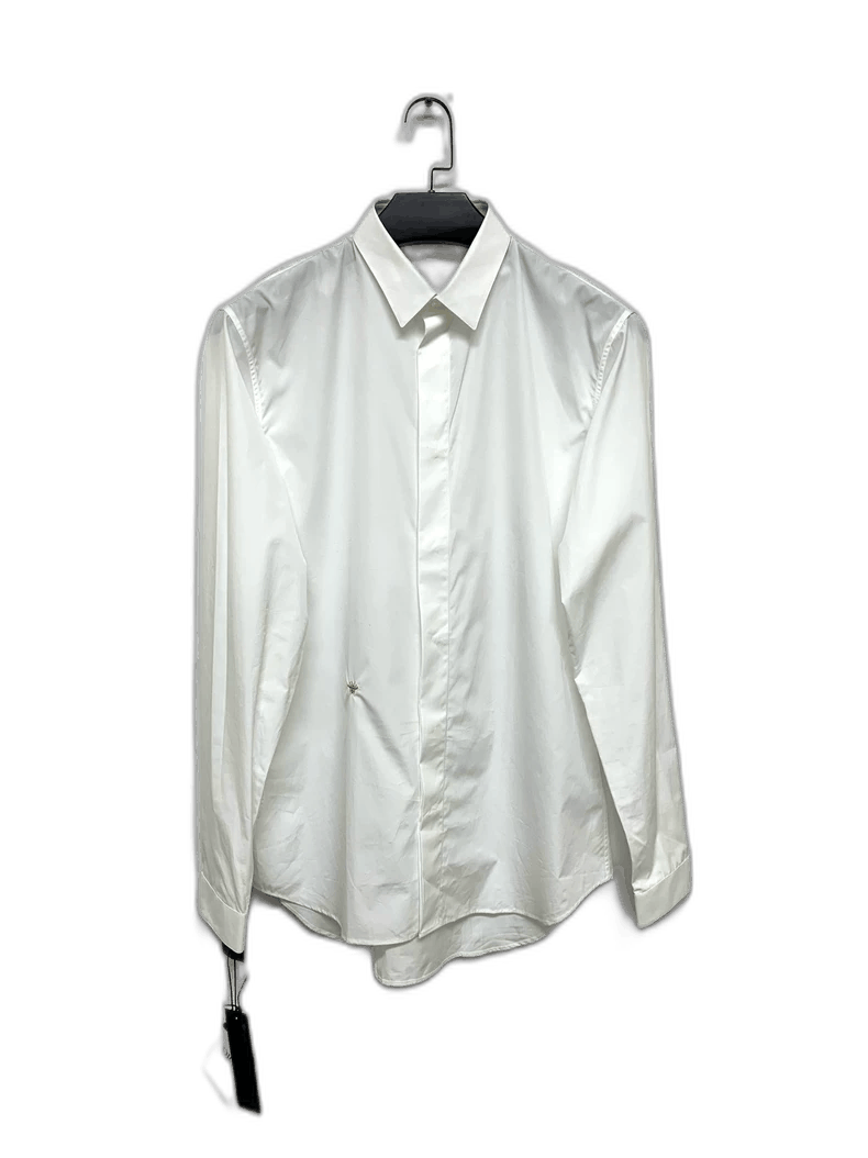 Dior Dior White Long Sleeve Shirt Size 40 Size US L / EU 52-54 / 3 - 1 Thumbnail