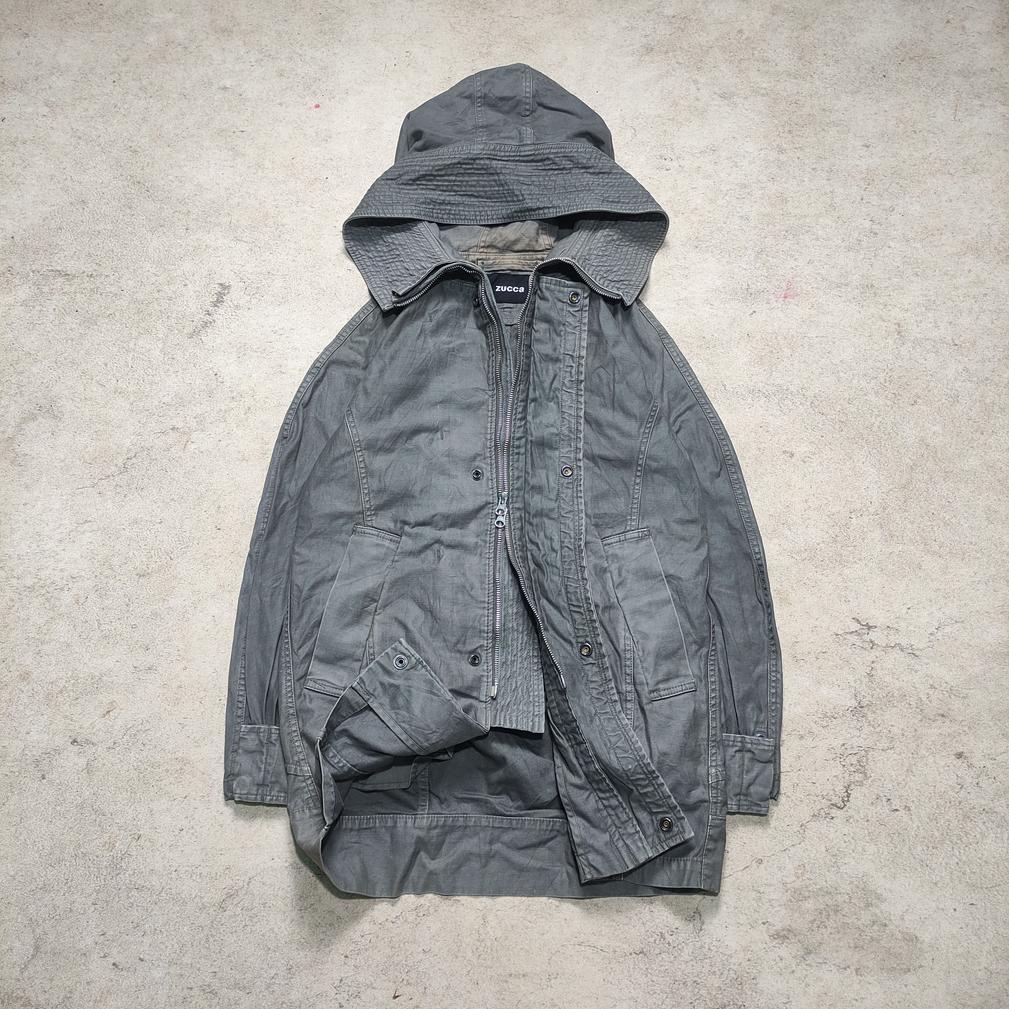 CABANE de ZUCCa ZUCCa Military Jacket Japanese Brand 2000s Size US M / EU 48-50 / 2 - 2 Thumbnail