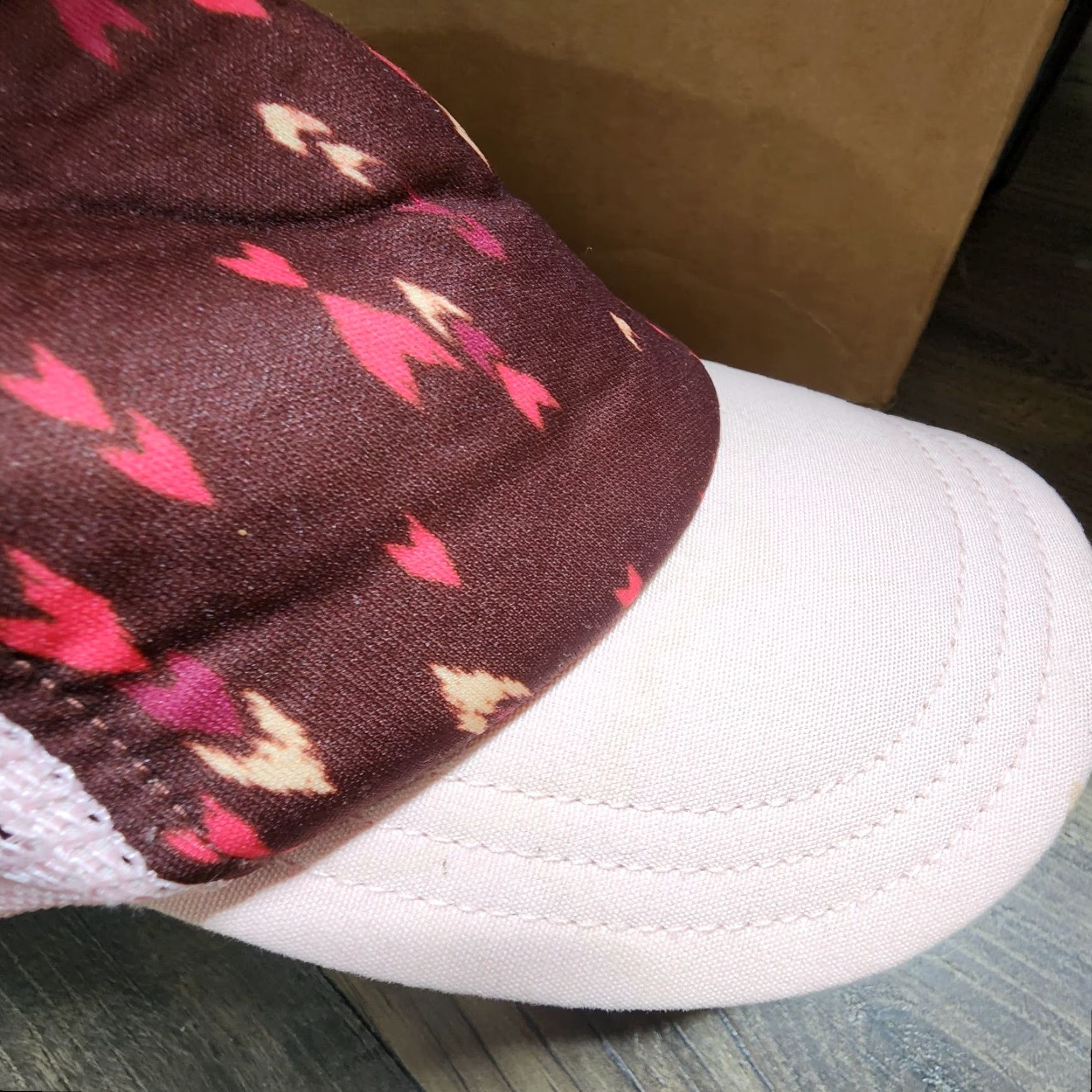 Patagonia Patagonia Hat Unisex Adults Adjustable Duckbill Trucker Running Cycling Wish Tails Dark Ruby Red Pink Logo Vintage: No Size ONE SIZE - 4 Thumbnail