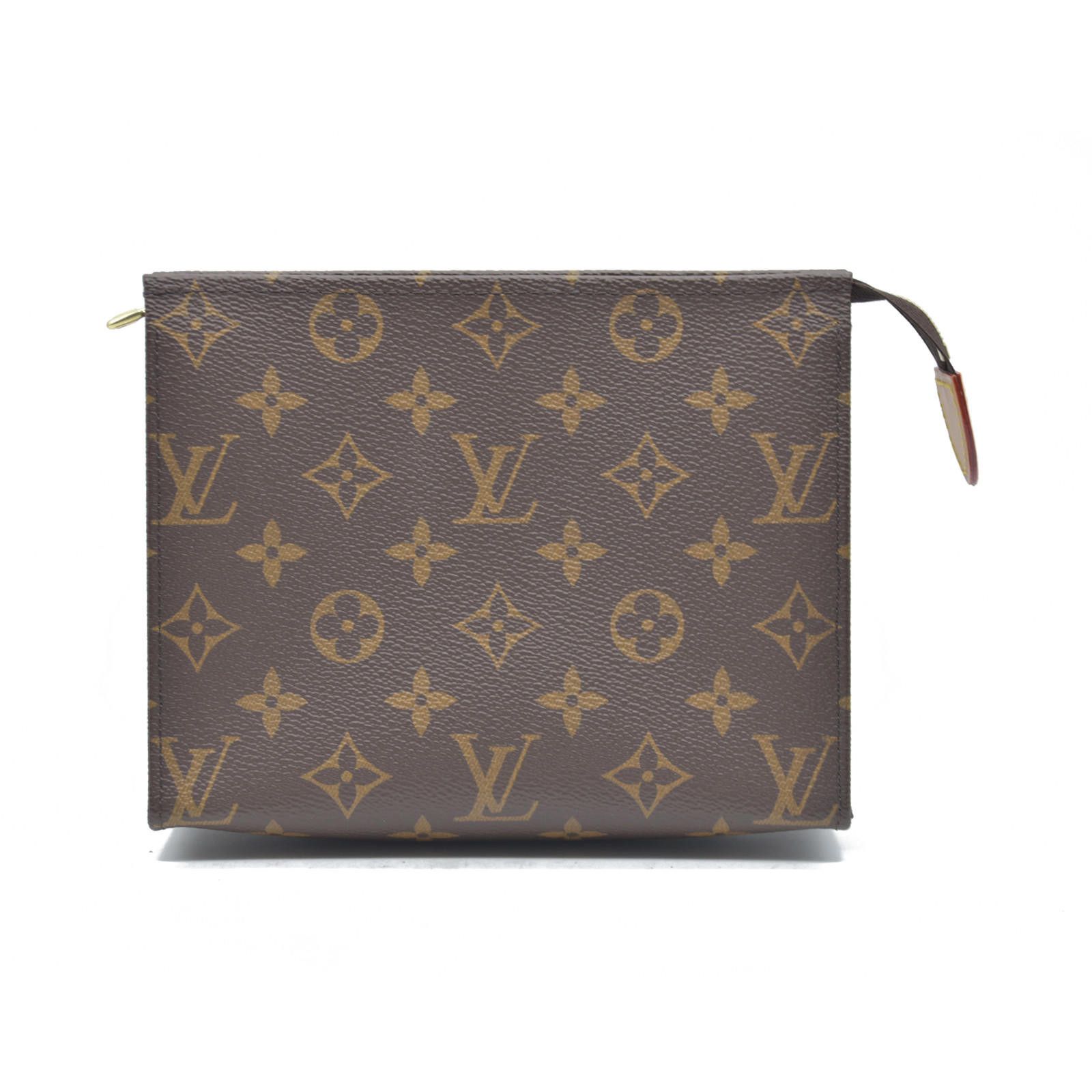 Louis Vuitton $885 Louis Vuitton Monogram Toiletry Pouch 19 Red RFID Size ONE SIZE - 5 Thumbnail