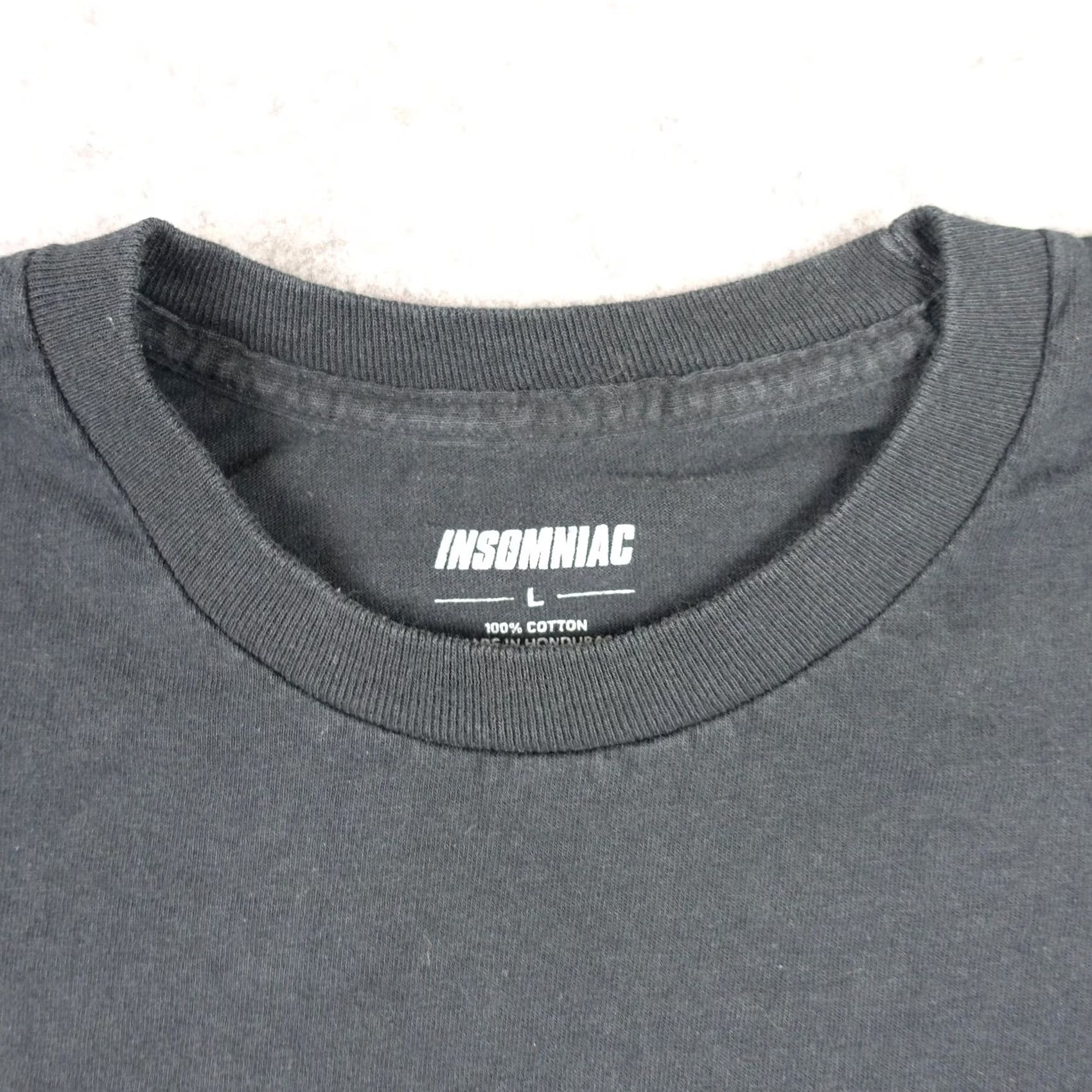 Vintage Insomniac Shirt Mens Large Black HARD Barbed Wire Graphic Long Sleeve EDM Tee Size US L / EU 52-54 / 3 - 4 Thumbnail