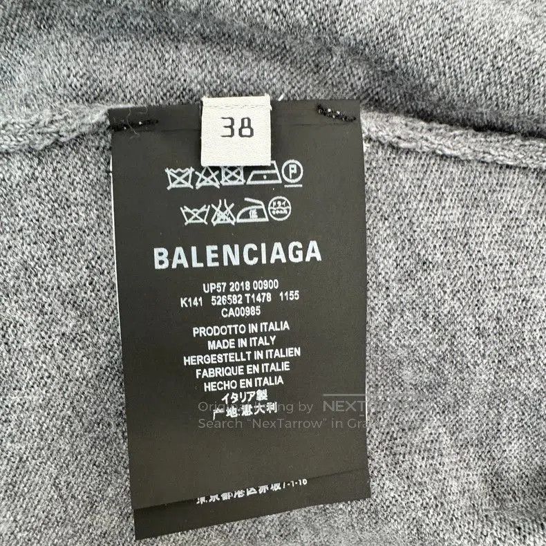 Balenciaga Balenciaga Gray Sweater. Size US S / EU 44-46 / 1 - 5 Thumbnail