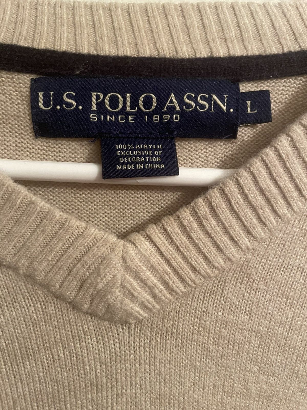 U.S. Polo Assn. Vintage Polo Sweater Size US L / EU 52-54 / 3 - 2 Thumbnail