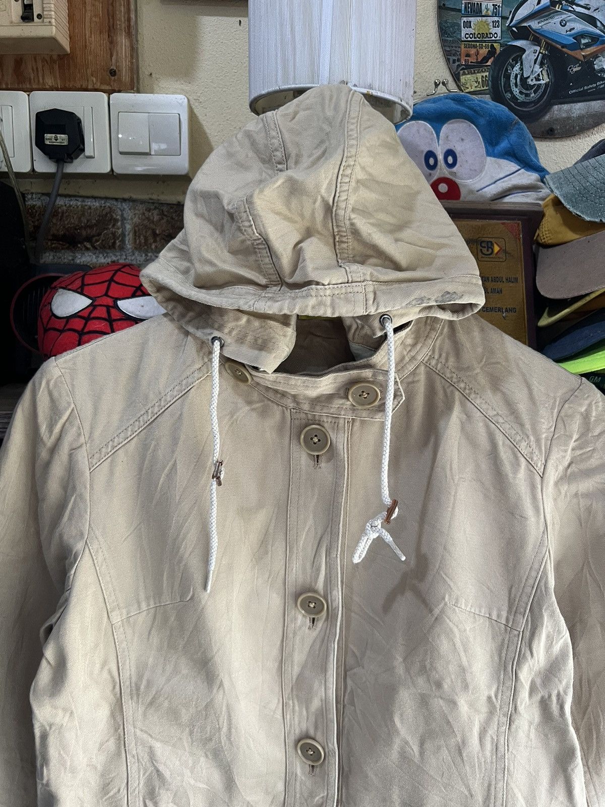 Aigle 🔥Aigle Button Jacket With Hoodie Size M / US 6-8 / IT 42-44 - 3 Thumbnail