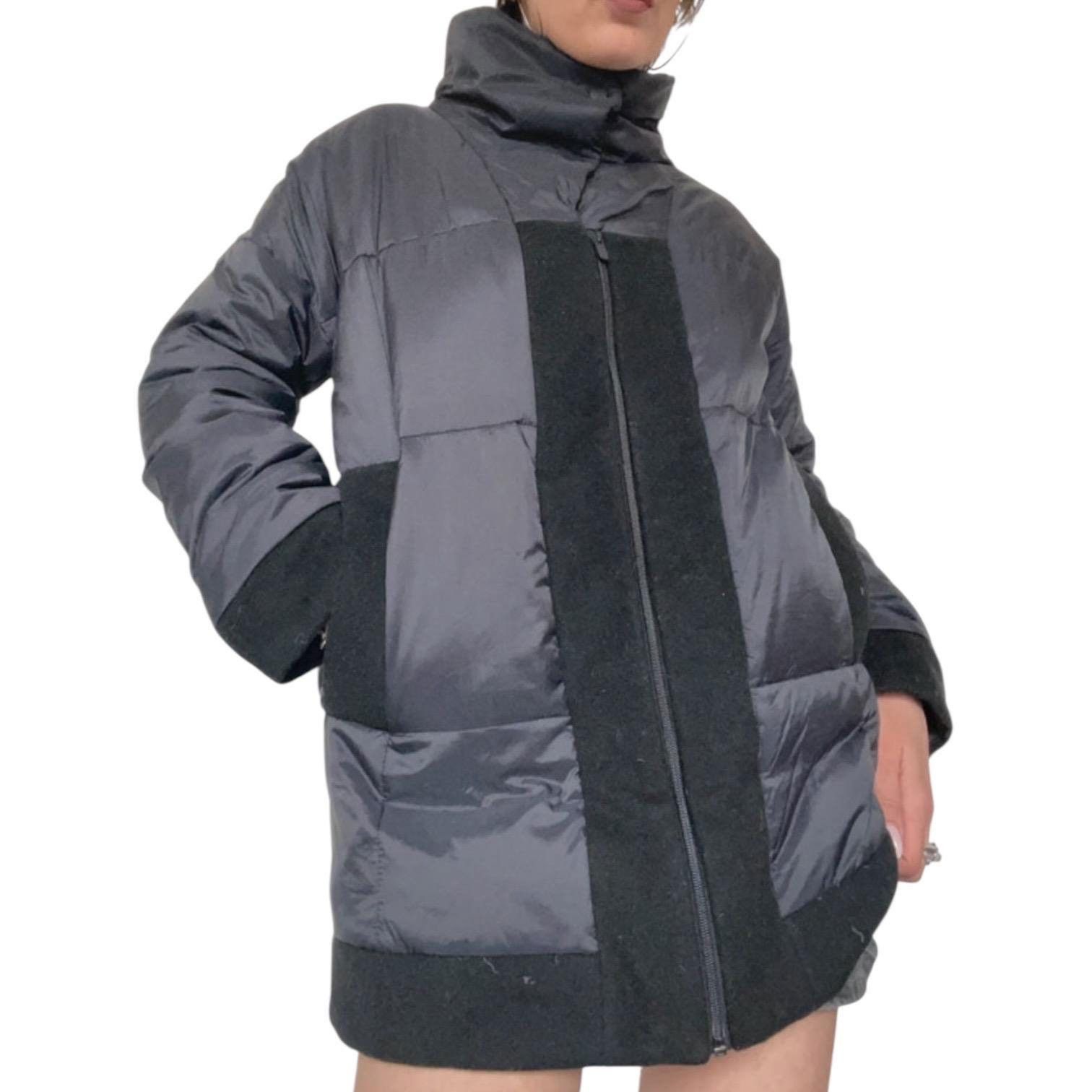 Cop Copine The Cop Copine Wool Detailed Puffer Jacket Size ONE SIZE - 5 Thumbnail