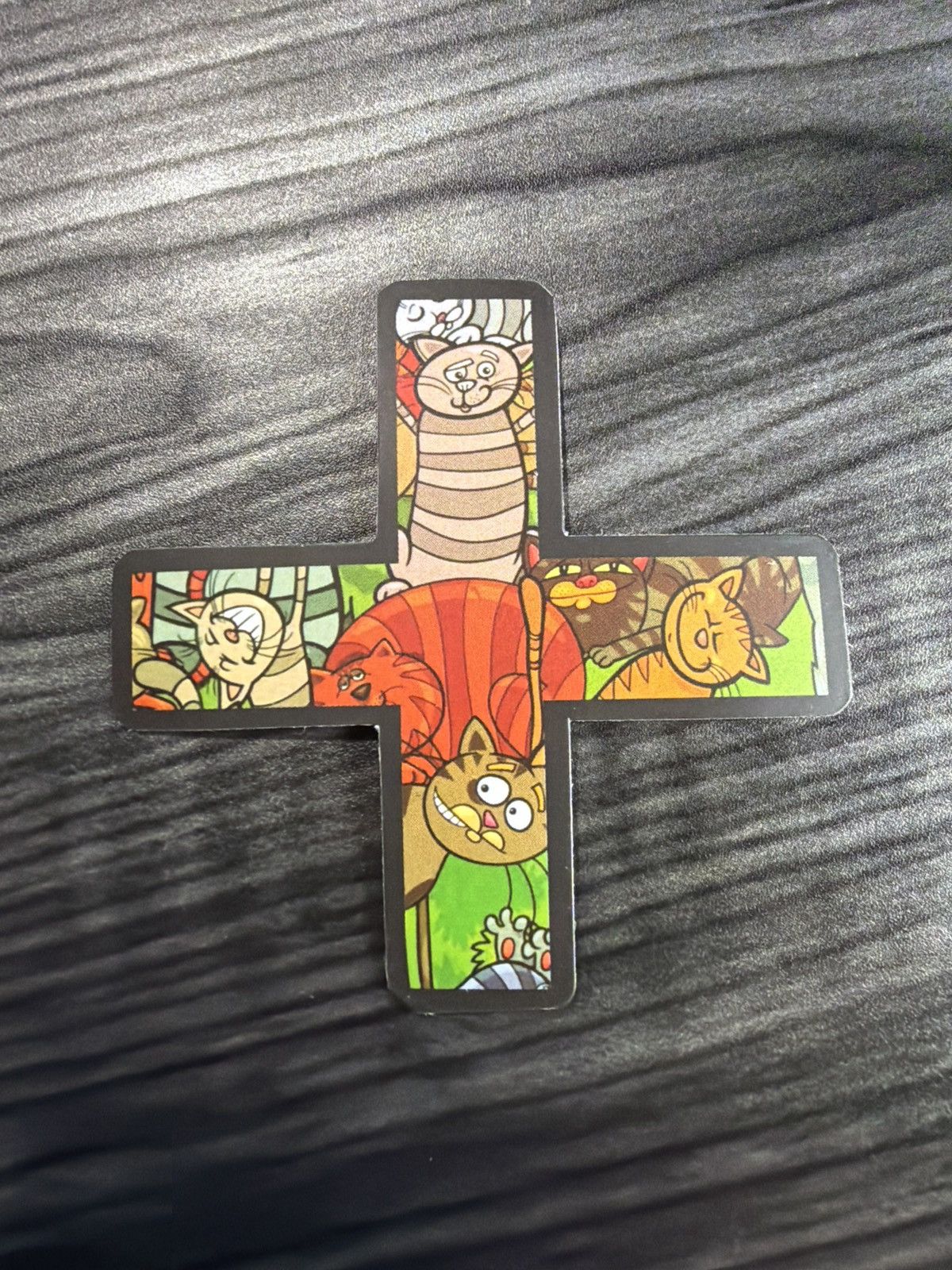 Hypebeast Cat Cross Sticker Size ONE SIZE - 1 Thumbnail