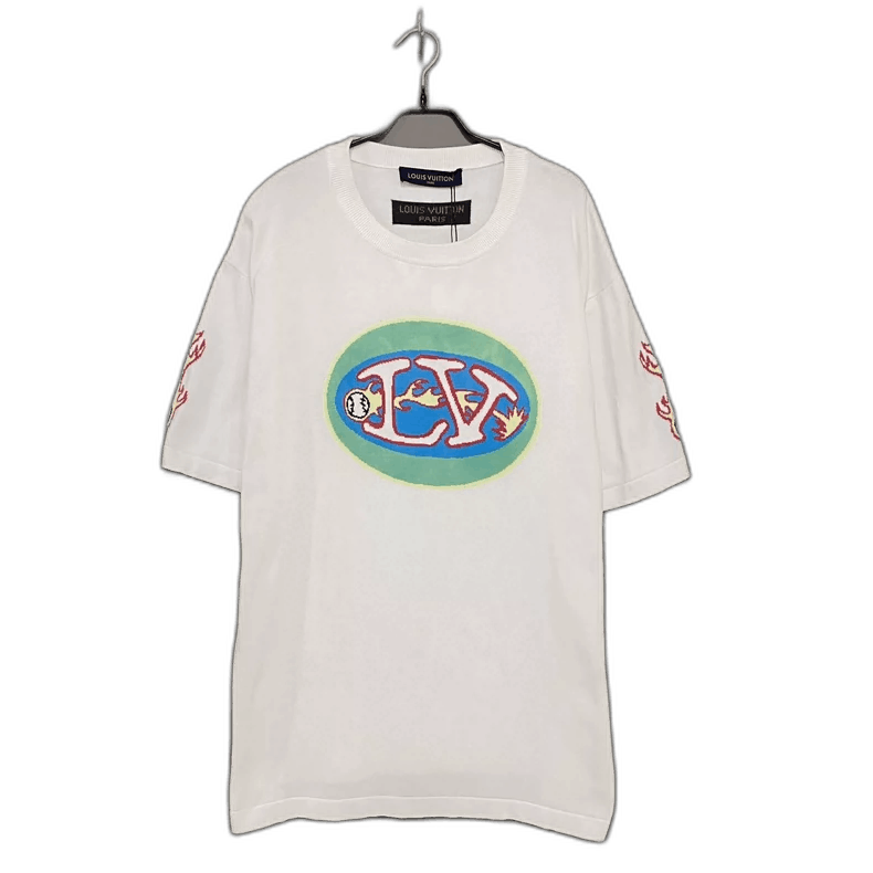 Prada White Flower Lace Print Short Sleeve Shirt-2506 Size US XXL / EU 58 / 5 - 1 Thumbnail