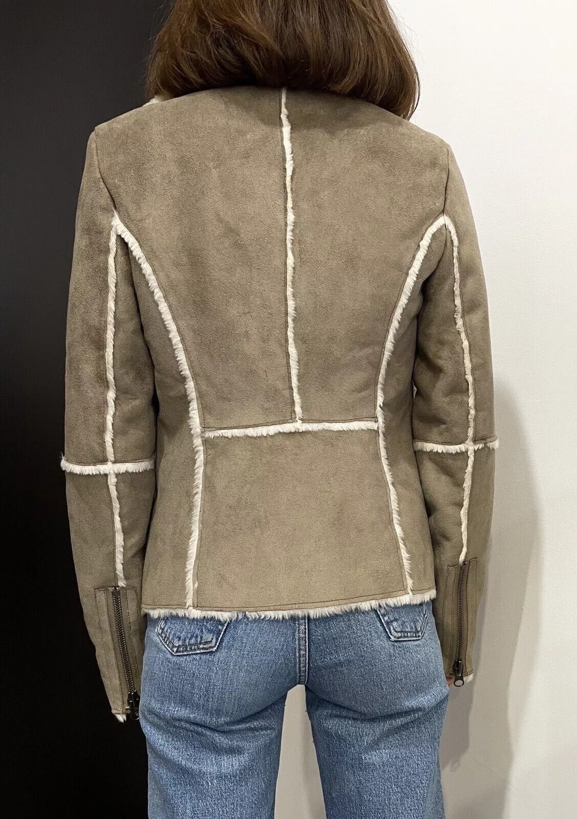 United Colors Of Benetton United Colors Of Benetton Faur Faux Shearling y2k Jacket Size M / US 6-8 / IT 42-44 - 4 Thumbnail
