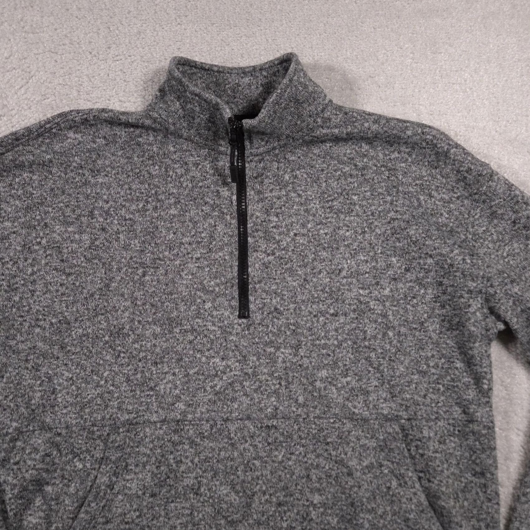 Pinko PINK Victoria's Secret Pullover Womens Medium Half Zip Sweater Fleece Pocket Sweater Gray Pocket Kangaroo Half Zip Mens? Size M / US 6-8 / IT 42-44 - 3 Thumbnail