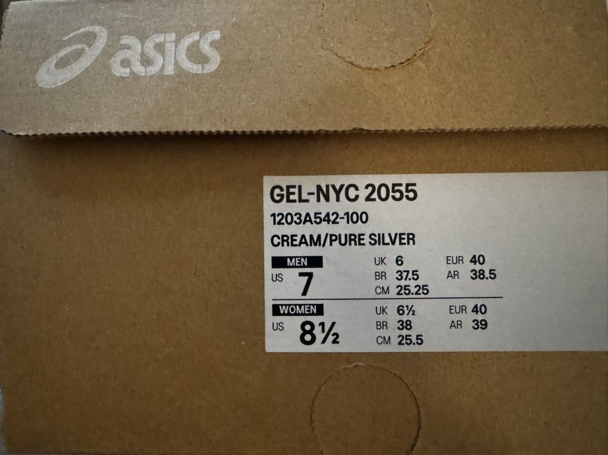 Asics Asics gel NYC 2055 ‘Creme Pure sliver Size US 7 / EU 40 - 6 Thumbnail