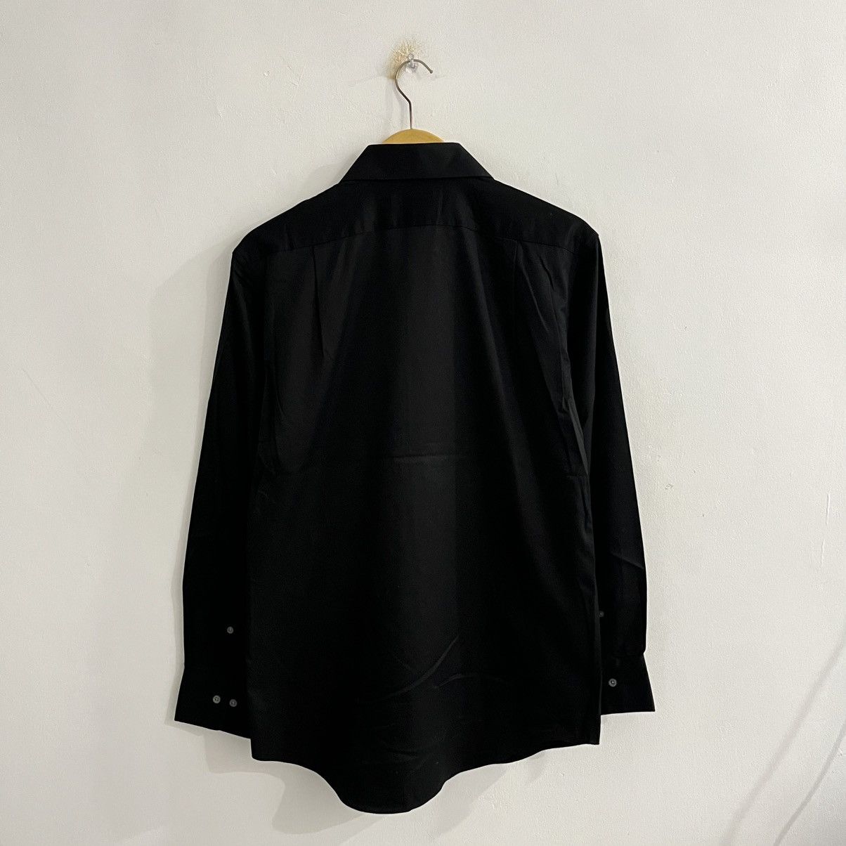 Japanese Brand Kansai Yamamoto Black Basic Button Up Easy Iron Size US M / EU 48-50 / 2 - 5 Thumbnail