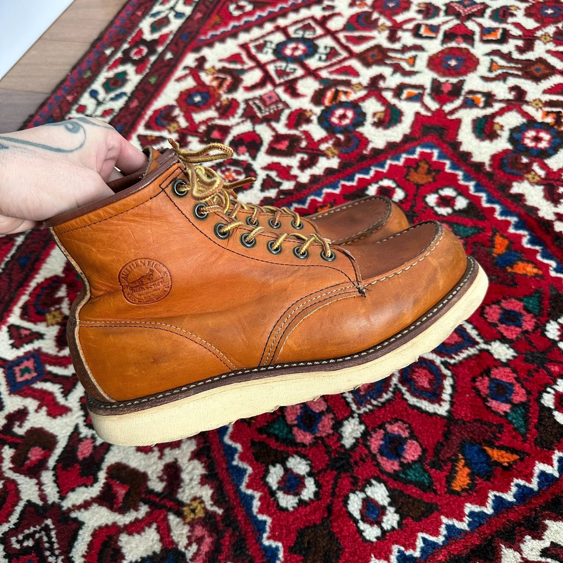 Red Wing Redwing 875 1997 Dog Engraving Size US 8 / EU 41 - 3 Thumbnail