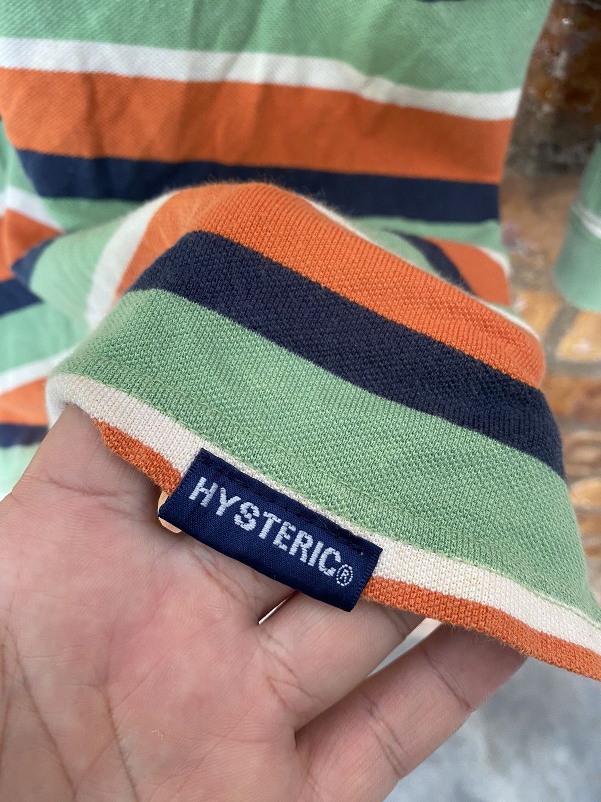 Hysteric Glamour 1990s Hysteric stripe iconic Logo 3/4 sleeve Size S / US 4 / IT 40 - 9 Thumbnail