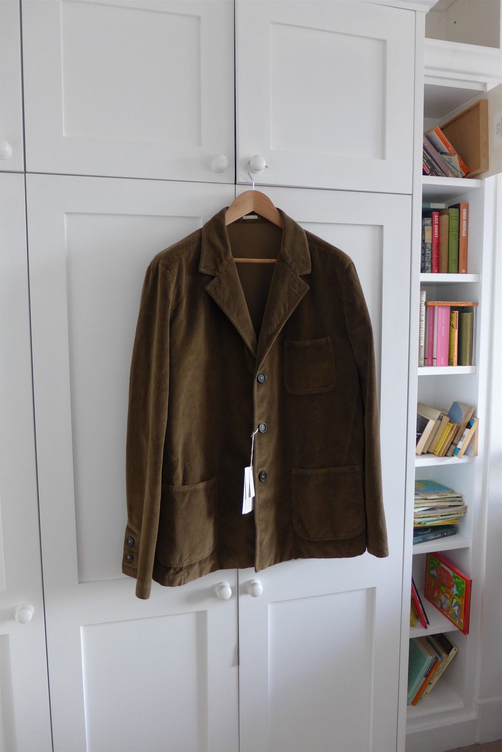 Massimo Alba Baglietto Jacket - Brown Cotton Velvet