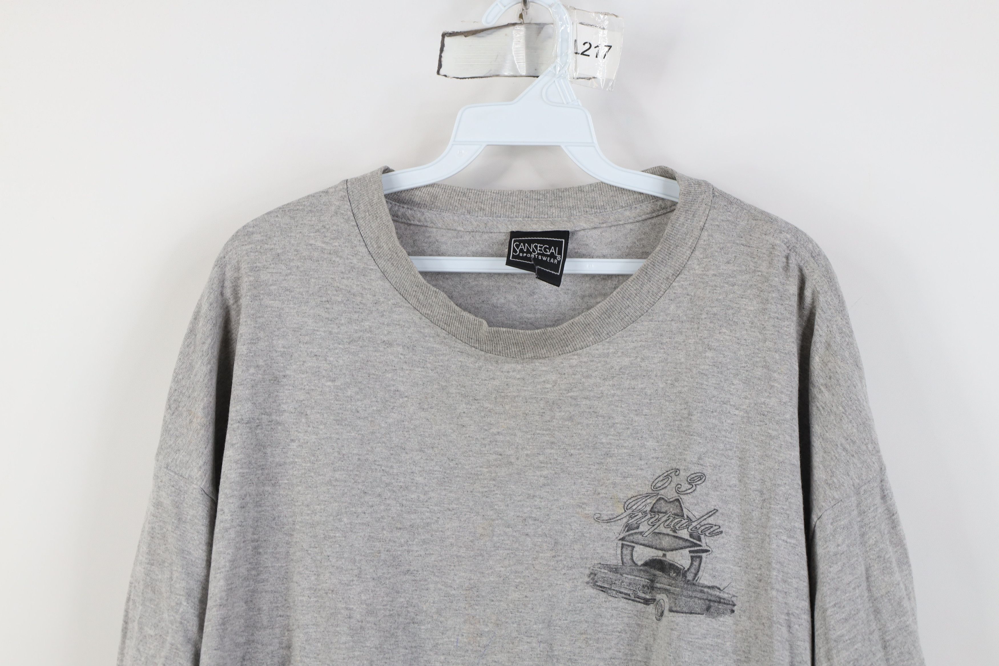 Vintage Vintage 90s Y2K Streetwear Impala Hot Rod Prison T-Shirt Size US XXL / EU 58 / 5 - 2 Thumbnail