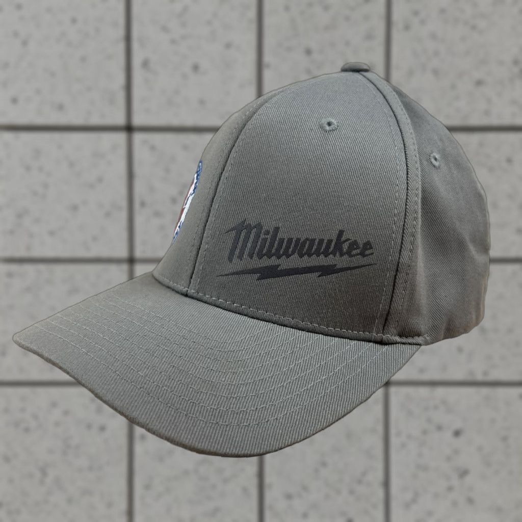 Vintage Flexfit Hat S/M Grey Cotton Canvas Baseball Cap Men Casual Size S Gray Lightweight Breathable Classic Stretch Joplin Supply Store Size ONE SIZE - 1 Thumbnail