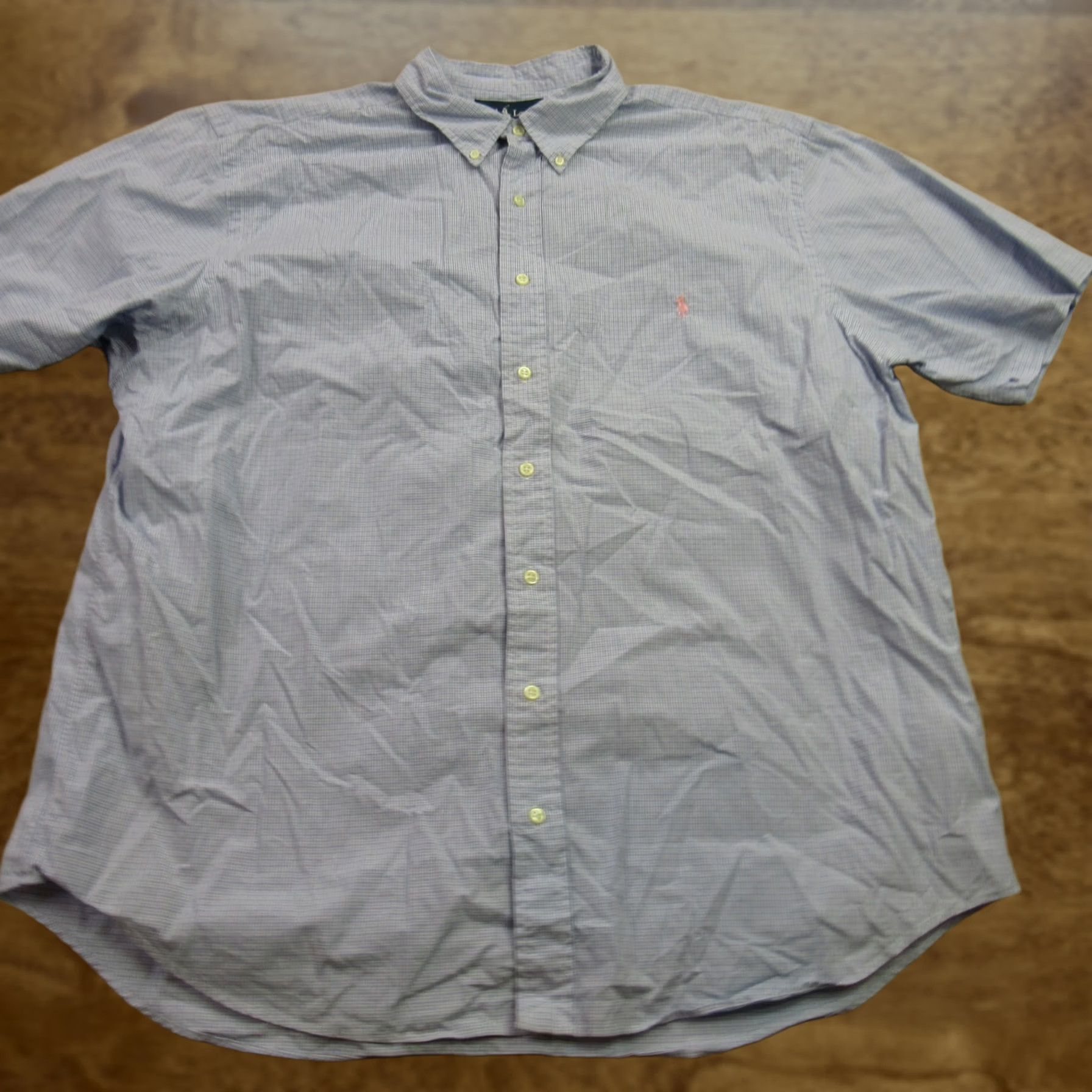 Polo Ralph Lauren Polo Ralph Lauren Shirt Mens 1XB Short Sleeve Button Front Casual Plaid Blue Polo Ralph Lauren Shirt Mens 1XB Short Sleeve Button Front Plaid Blue Size US XL / EU 56 / 4 - 1 Thumbnail