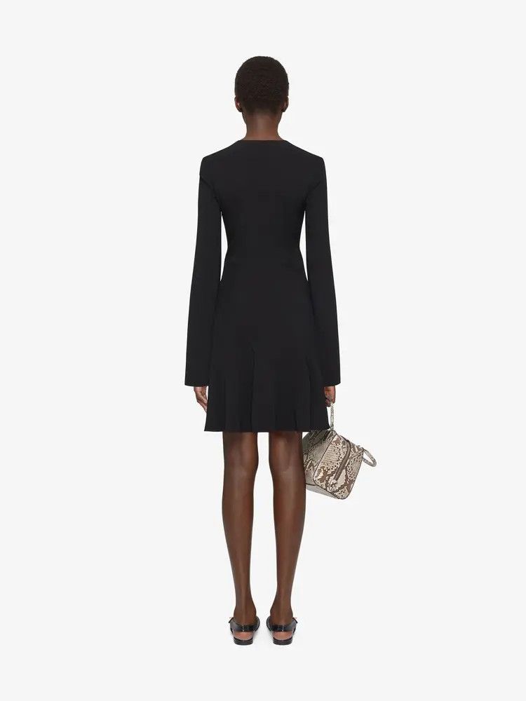 Givenchy o1n1vont0326 Ruffled Dress in Black Size XS / US 0-2 / IT 36-38 - 3 Thumbnail