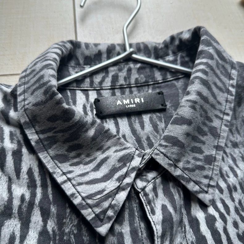 Amiri Amiri 17Leopard Panthera pardus pattern shirt Size US L / EU 52-54 / 3 - 2 Thumbnail