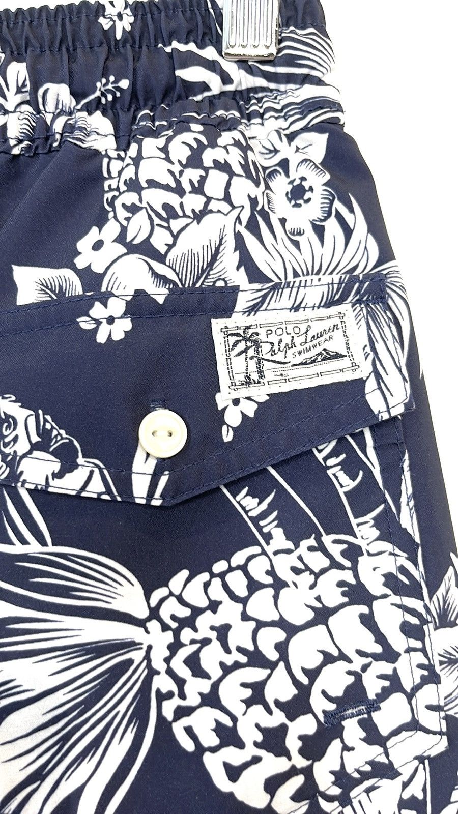 Polo Ralph Lauren Polo Ralph Lauren Blue Bear-Floral Hawaiian Swim Shorts Size US 28 / EU 44 - 6 Thumbnail