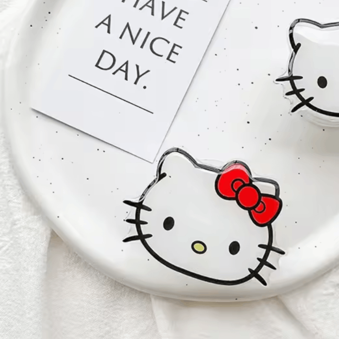 Japanese Brand HELLO KITTY Phone Socket Holder, White, NEW Size ONE SIZE - 5 Thumbnail