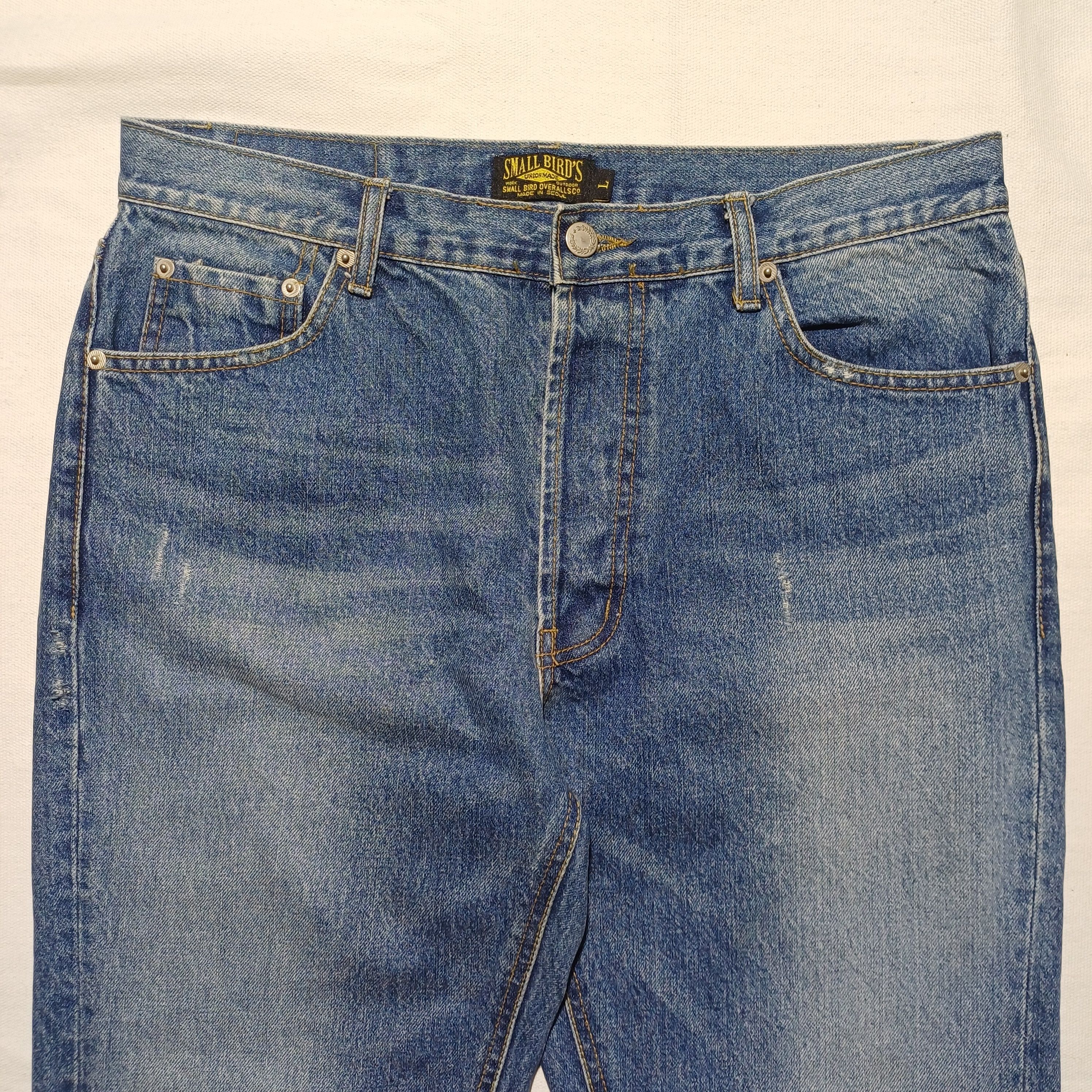 Other Ripped Slim Jeans Small Birds Korea Size US 33 - 2 Thumbnail