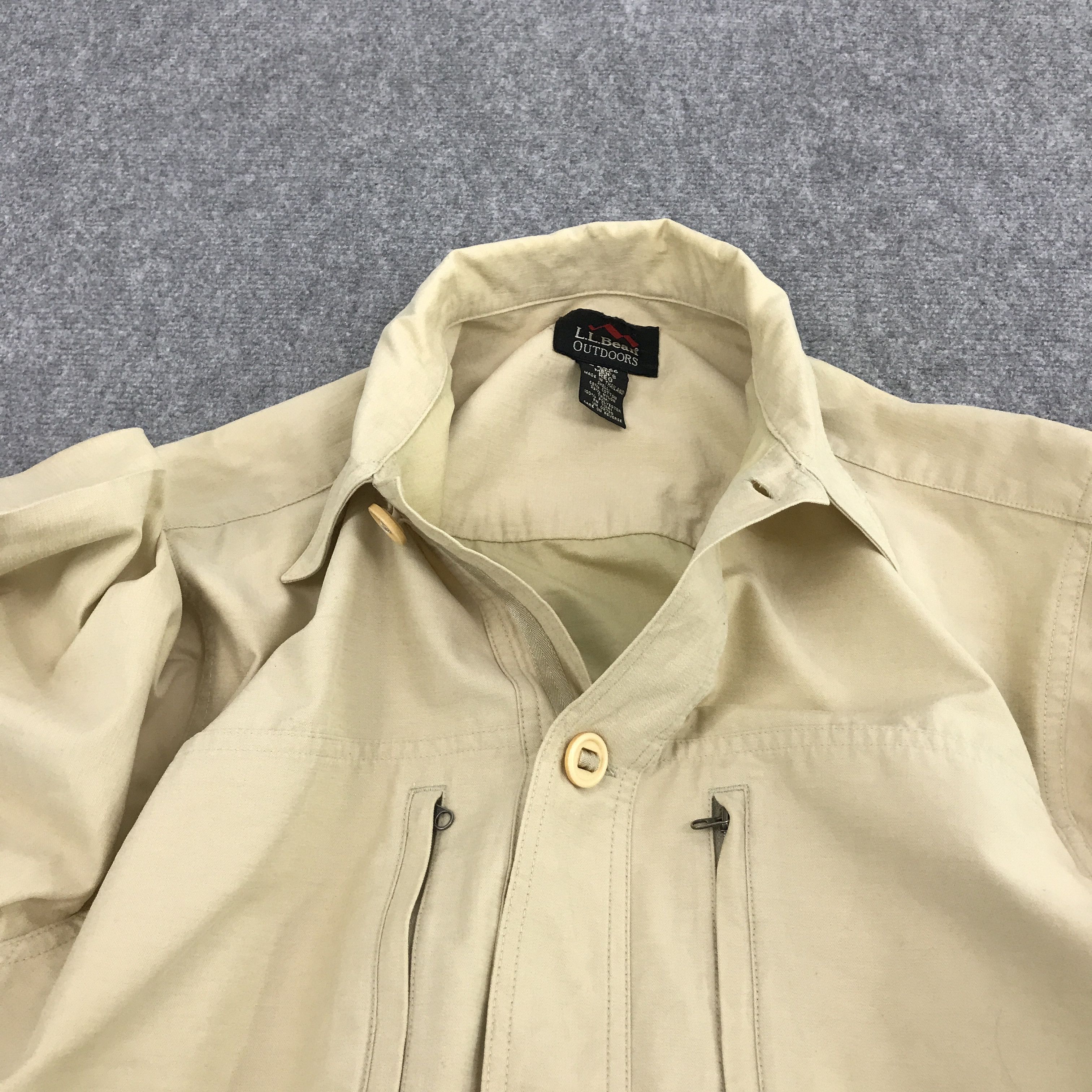 L.L. Bean L.L.BEAN OUTDOORS UP BUTTON JACKET Size US L / EU 52-54 / 3 - 5 Thumbnail