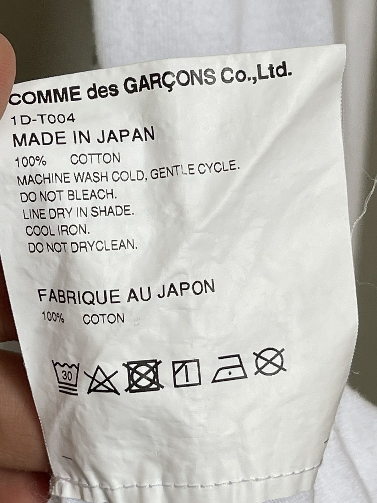 Comme des Garcons Black Black Comme Des Garcons AD2019 Size US M / EU 48-50 / 2 - 7 Thumbnail