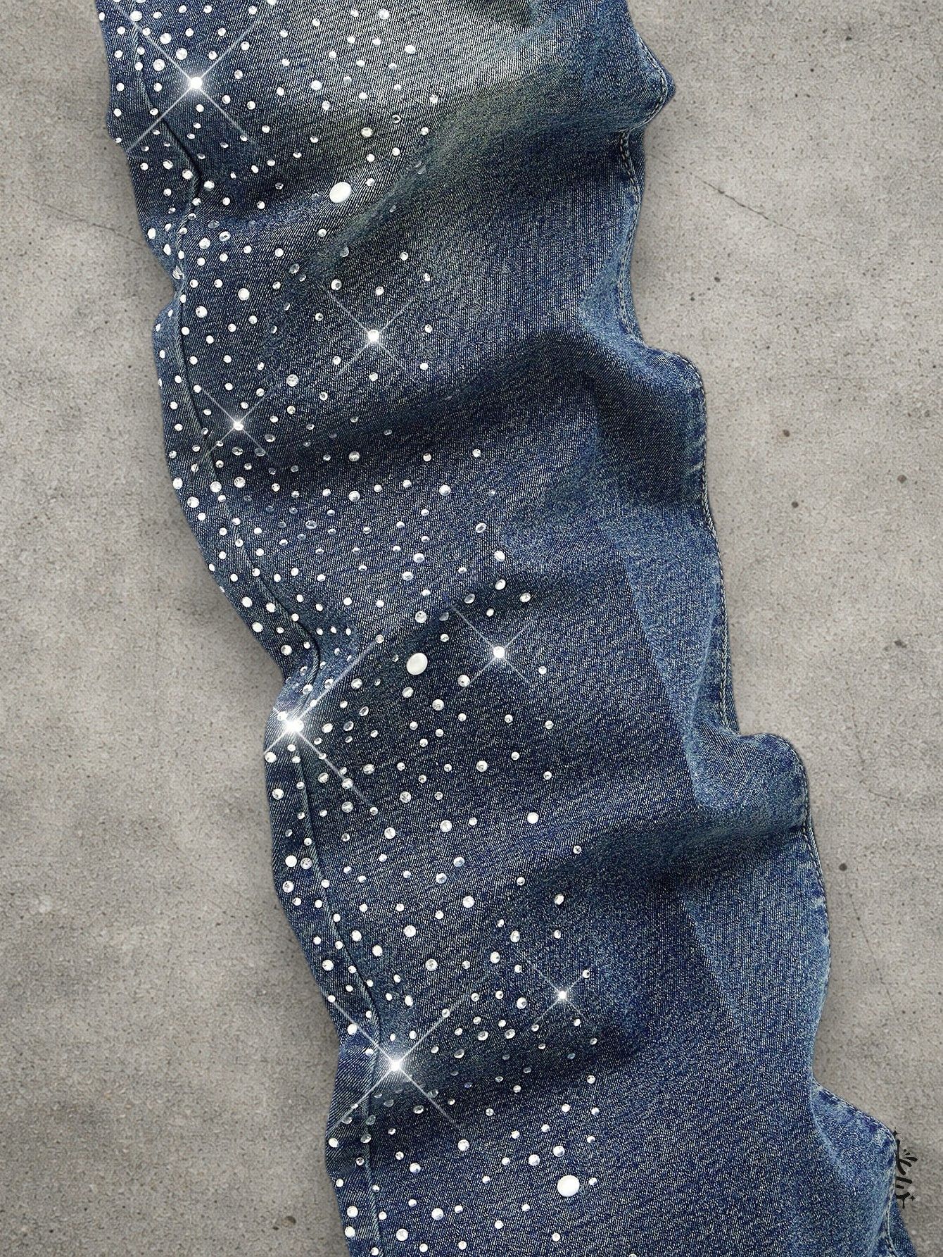 Japanese Brand Slim stacked washed jeans Size US 32 / EU 48 - 3 Thumbnail
