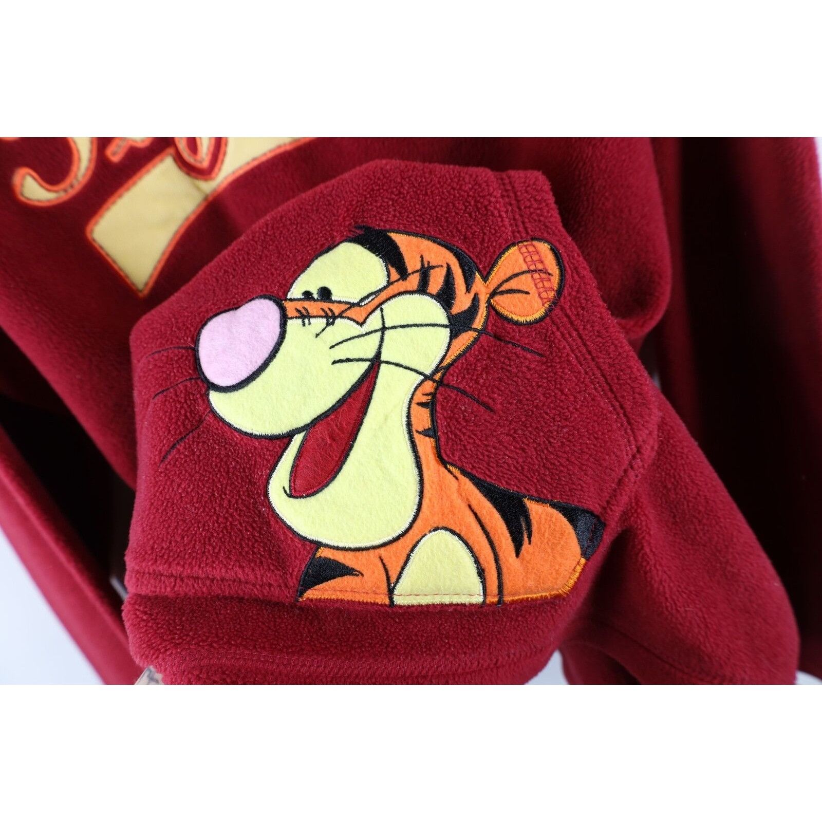 Disney × Vintage Vintage 90s Disney Winnie the Pooh Tigger Fleece Hoodie Size XL / US 12-14 / IT 48-50 - 5 Thumbnail