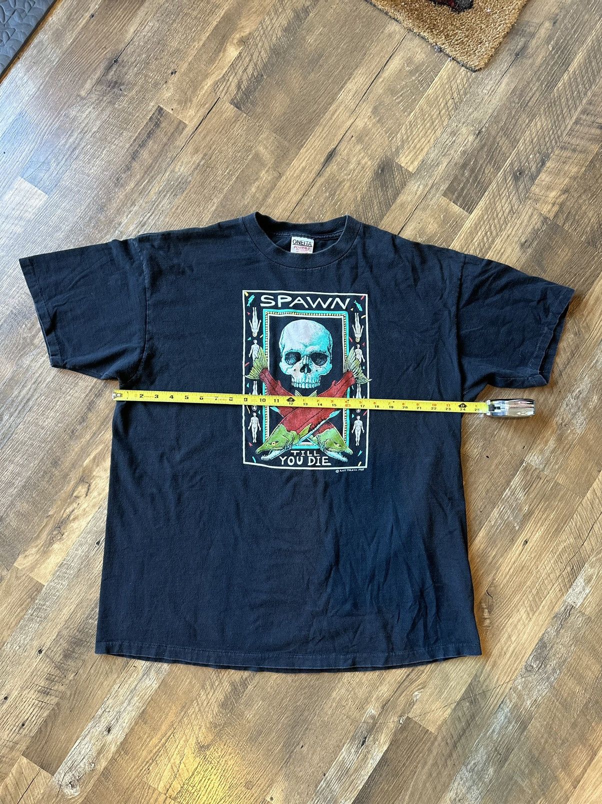 Band Tees × Vintage Ray Troll Black Spawn T-Shirt Size US XL / EU 56 / 4 - 7 Thumbnail