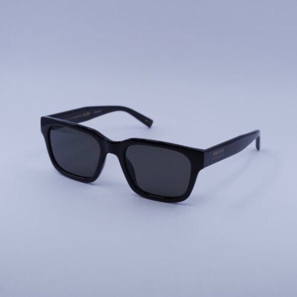 Gucci GG1857S 005 Sunglasses Black Square Frame Grey