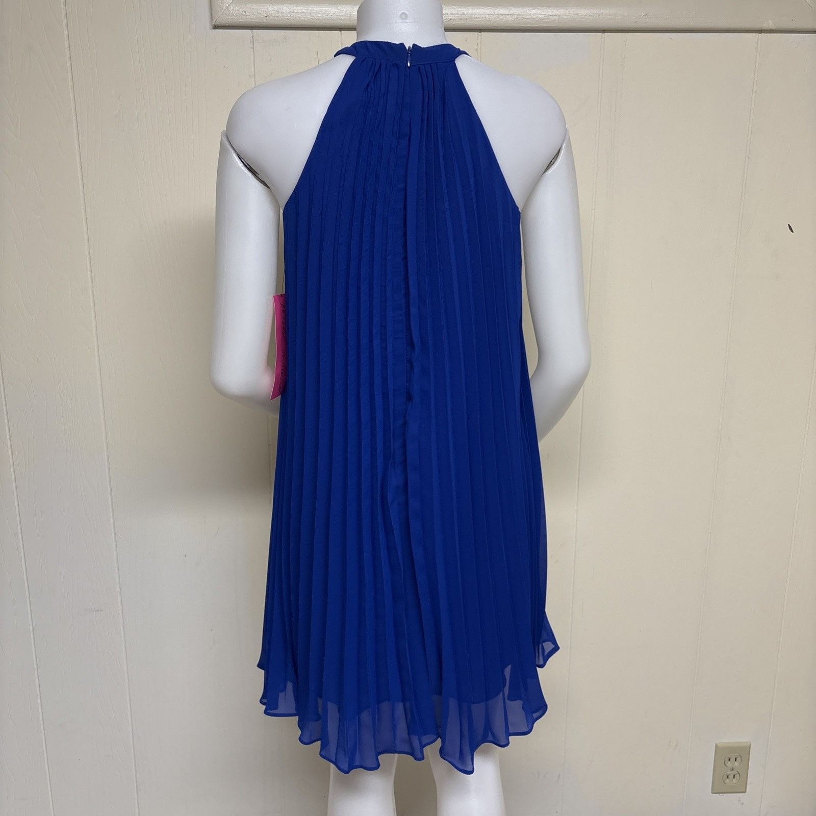 Betsey Johnson Vintage Y2K Betsey Johnson Halter Dress Womens 4 Royal Blue Size S / US 4 / IT 40 - 3 Thumbnail