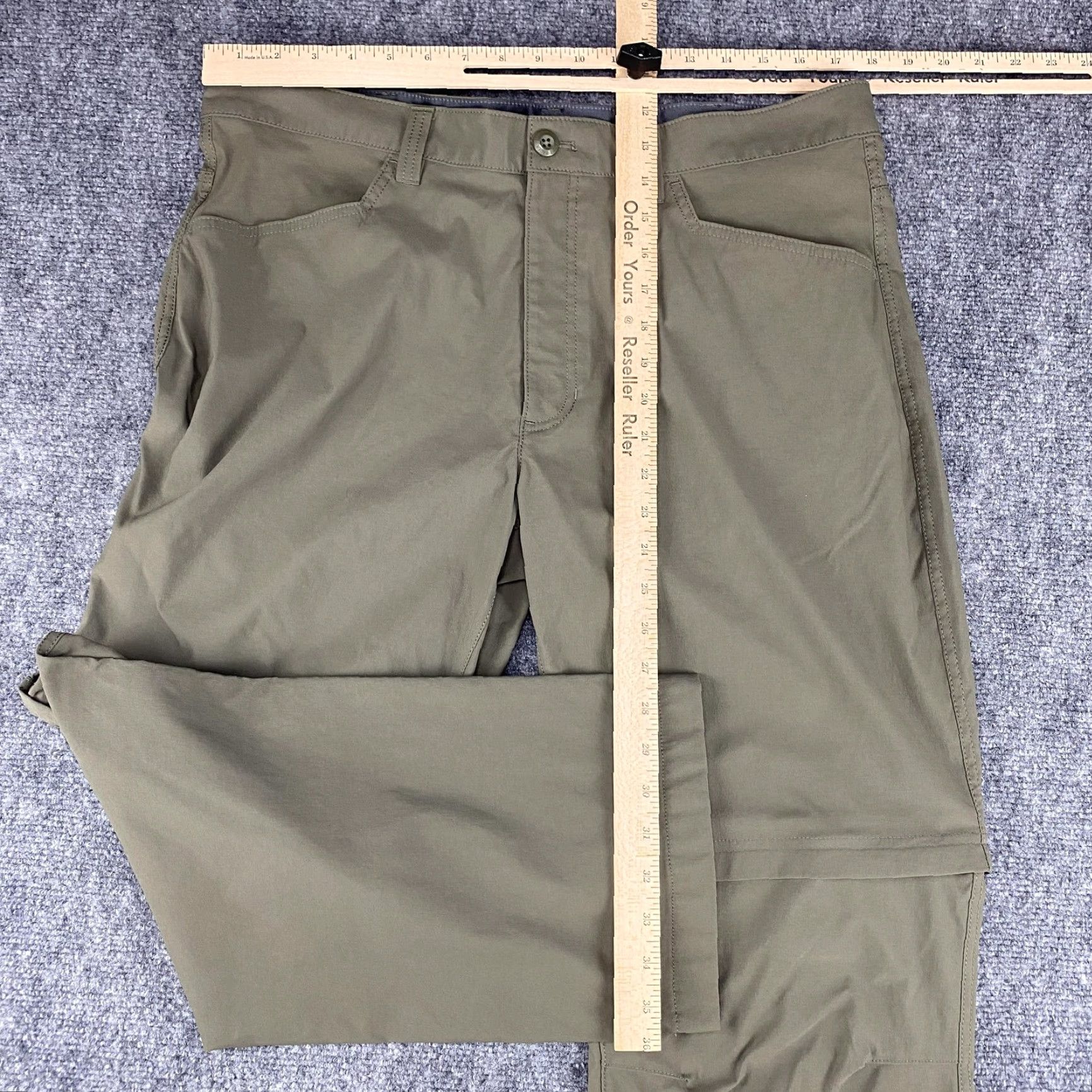 Eddie Bauer Eddie Bauer Pants Mens 38x30 Green Convertible Zip Off Nylon Hiking Outdoors Size US 38 / EU 54 - 7 Thumbnail