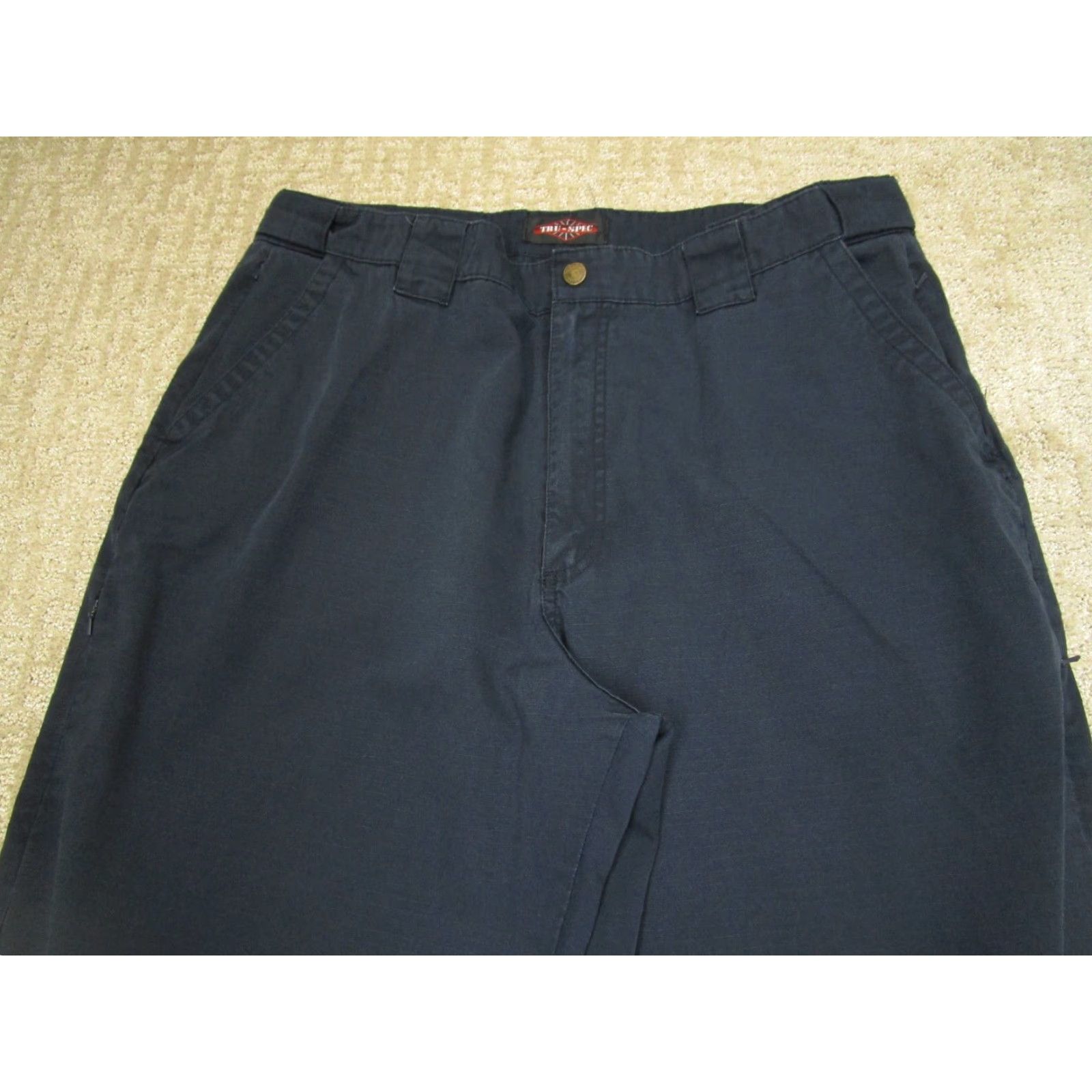 Vintage Tru Spec Pants Men 40x33 Blue Cargo Tactical Rip Stop Utility Trousers Workwear Size US 40 / EU 56 - 2 Thumbnail